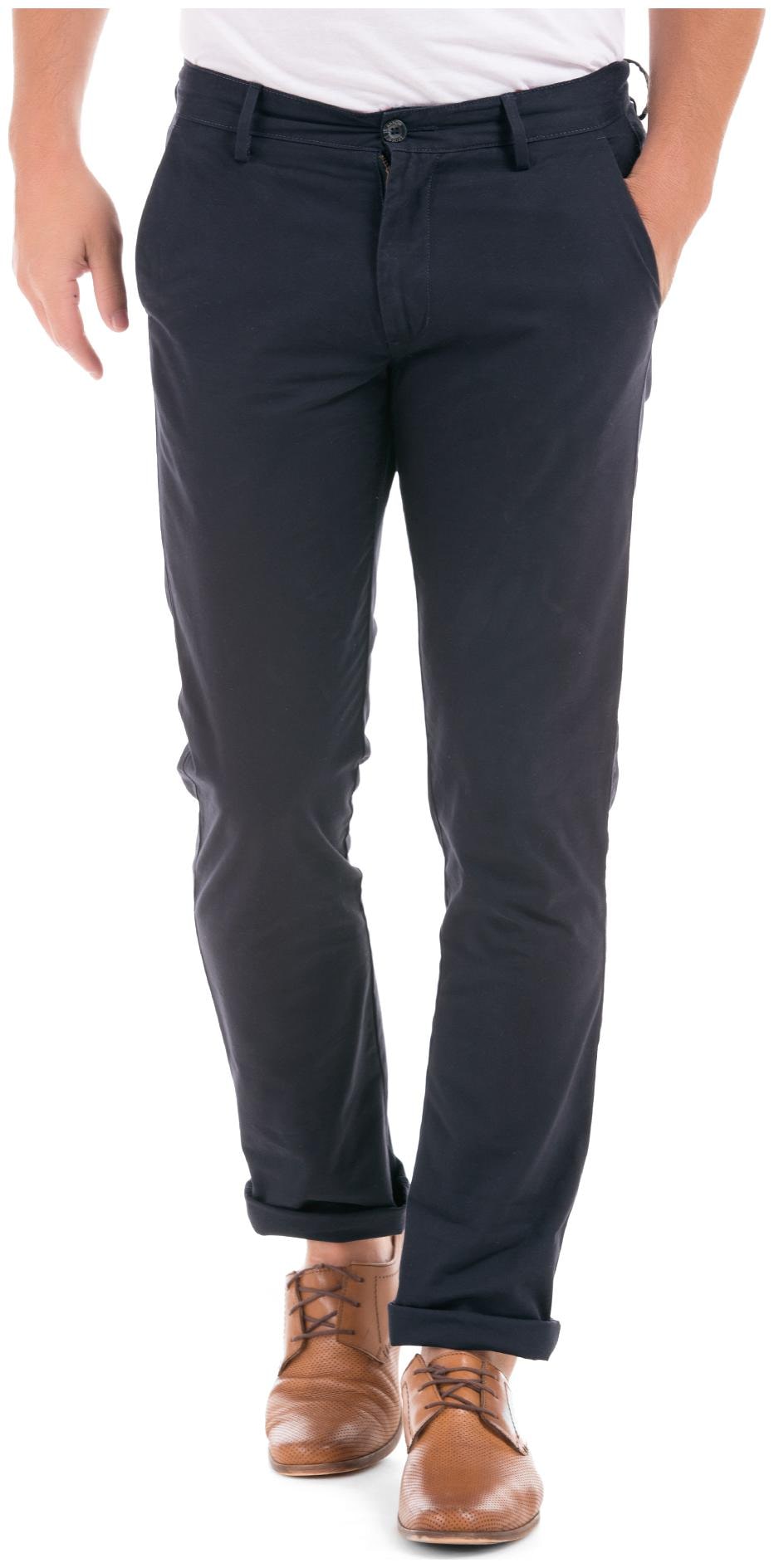 

Arrow Men Blue Solid Slim fit Chinos