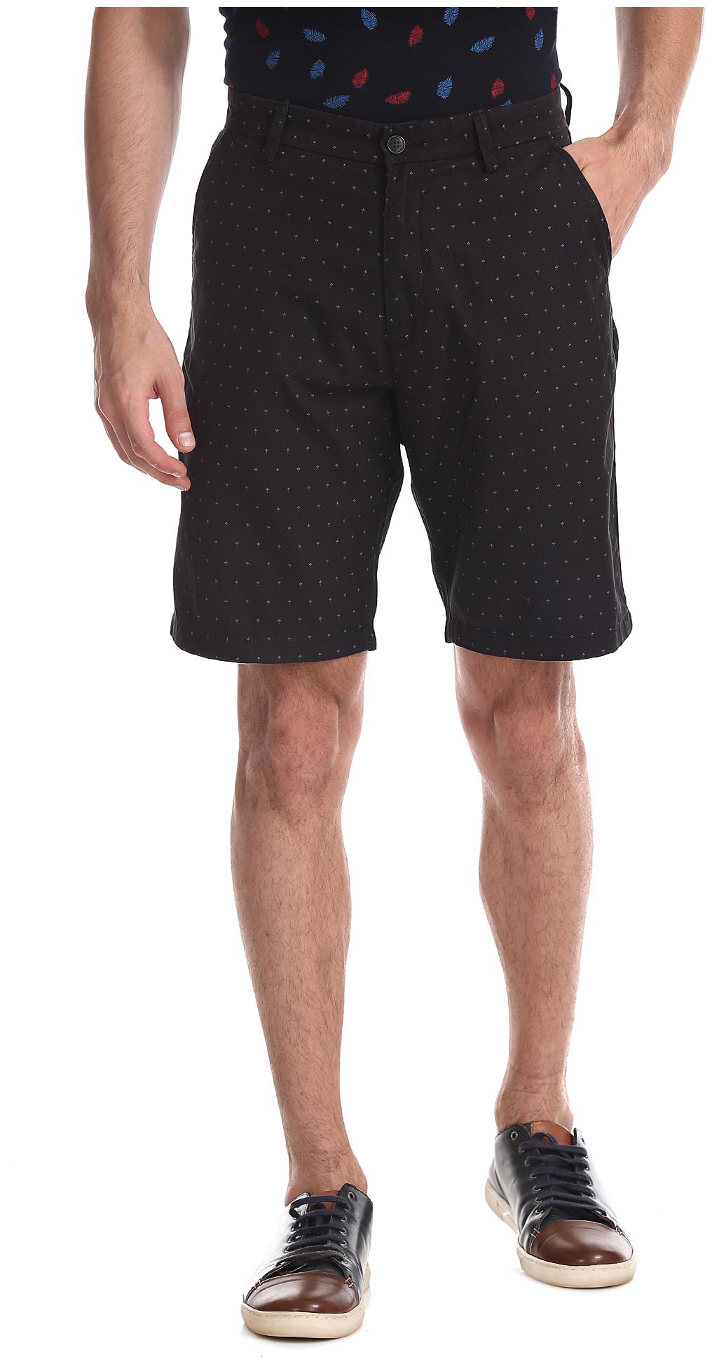 

Arrow Men Black Regular Fit Regular Shorts