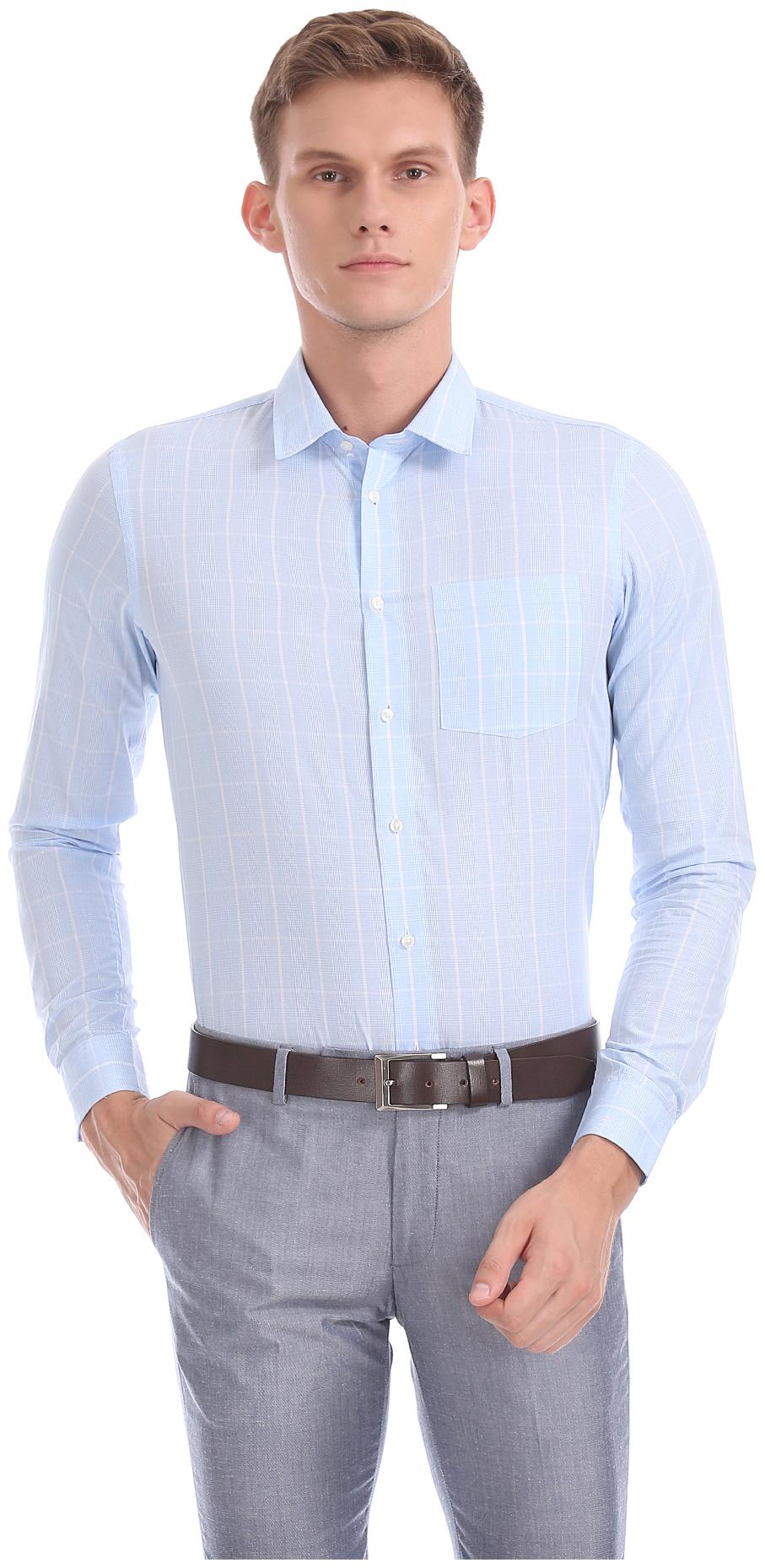 

Arrow Men Slim fit Formal Shirt - Blue
