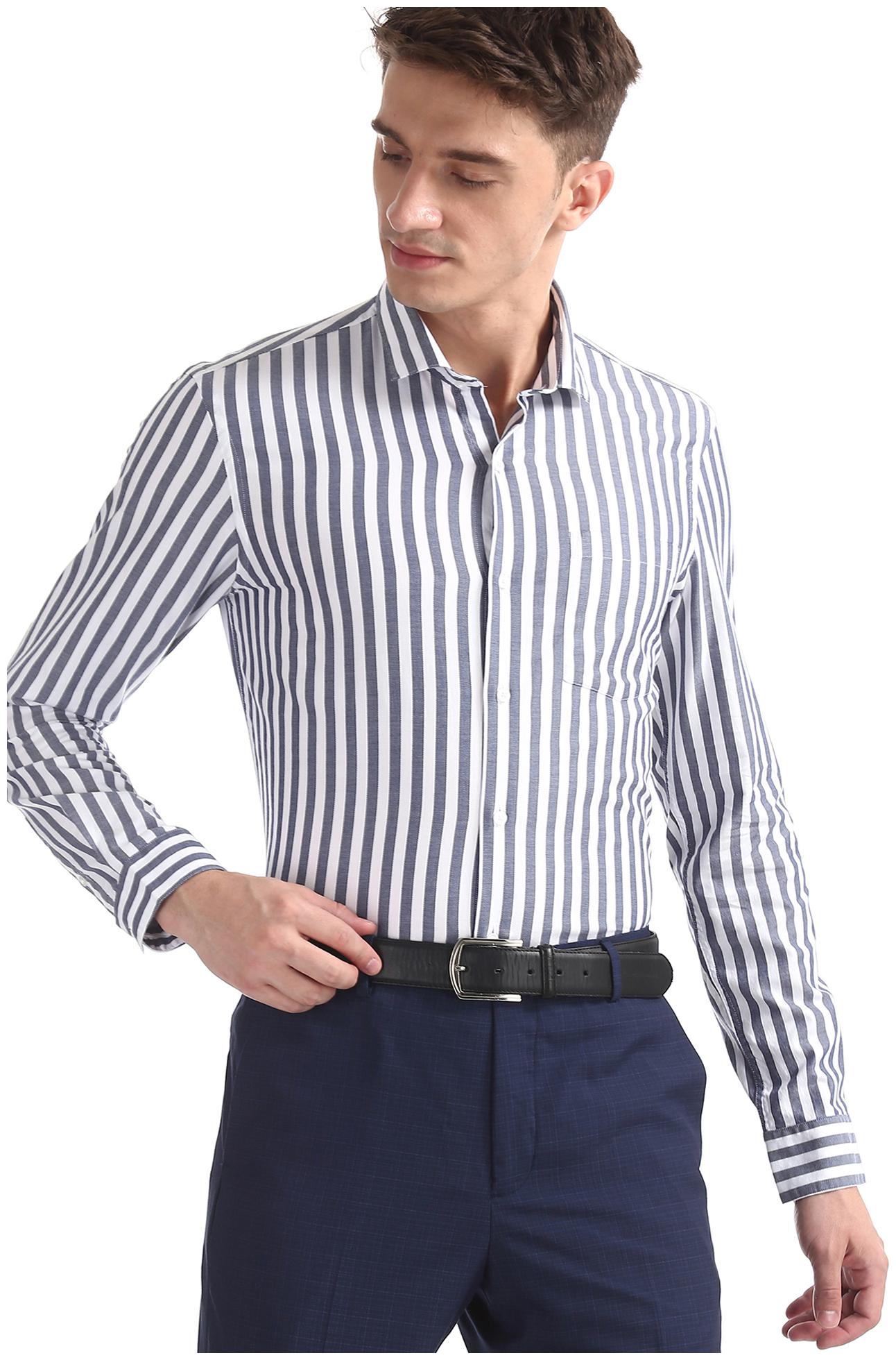 

Arrow Men Slim fit Formal Shirt - Blue