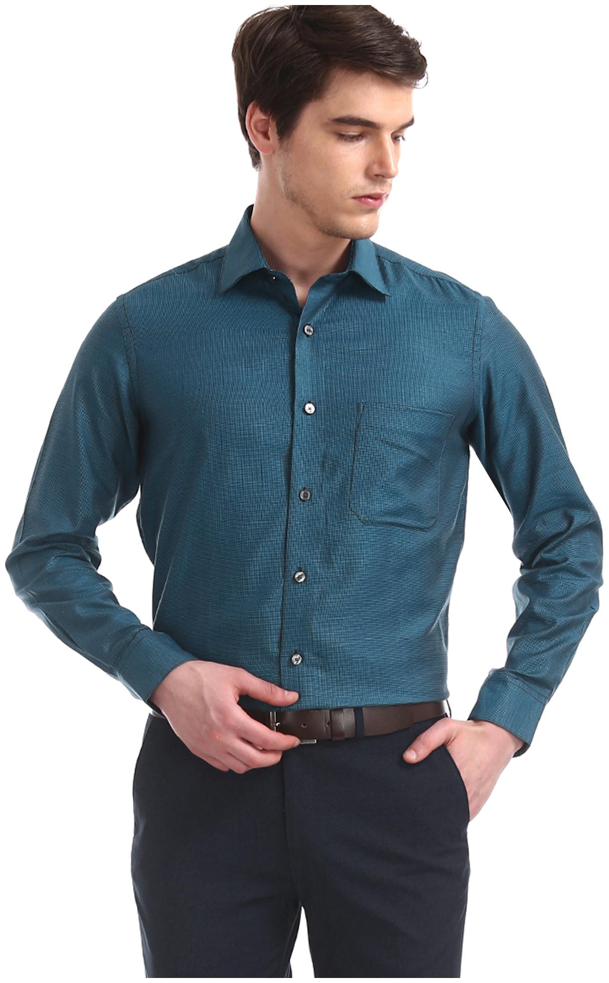 

Arrow Men Regular fit Formal Shirt - Blue