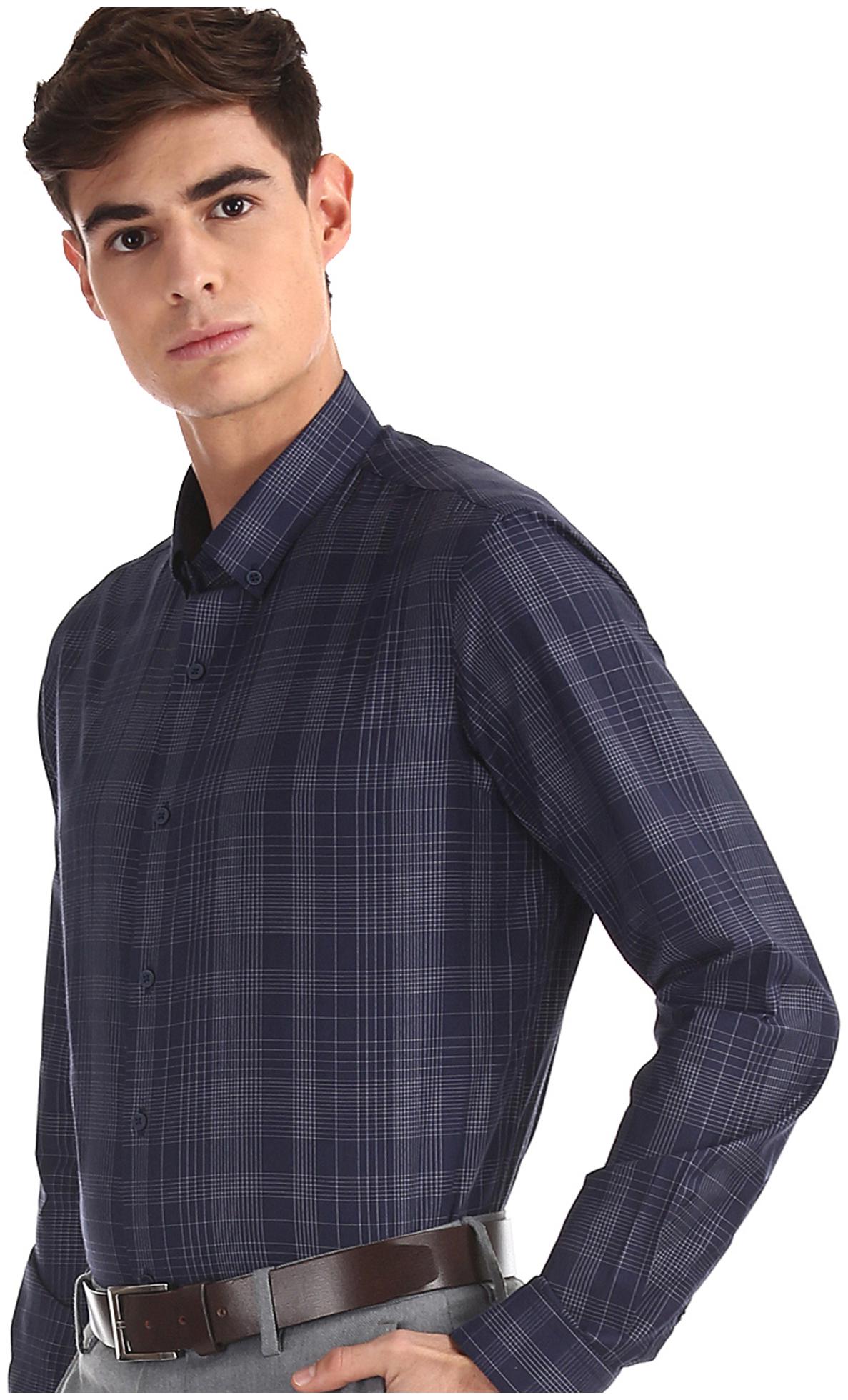 

Arrow Men Slim fit Formal Shirt - Blue