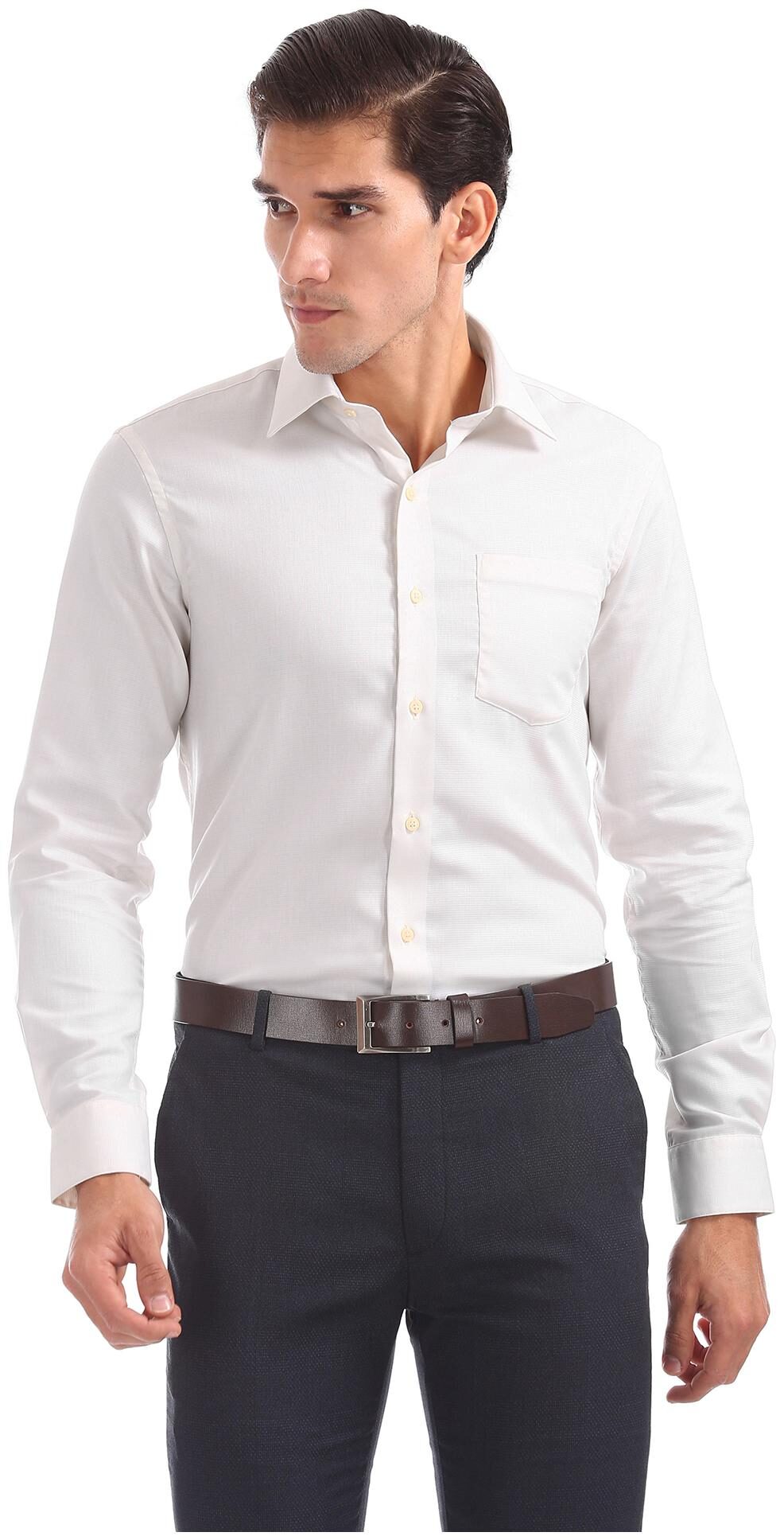 

Arrow Men Slim fit Formal Shirt - White
