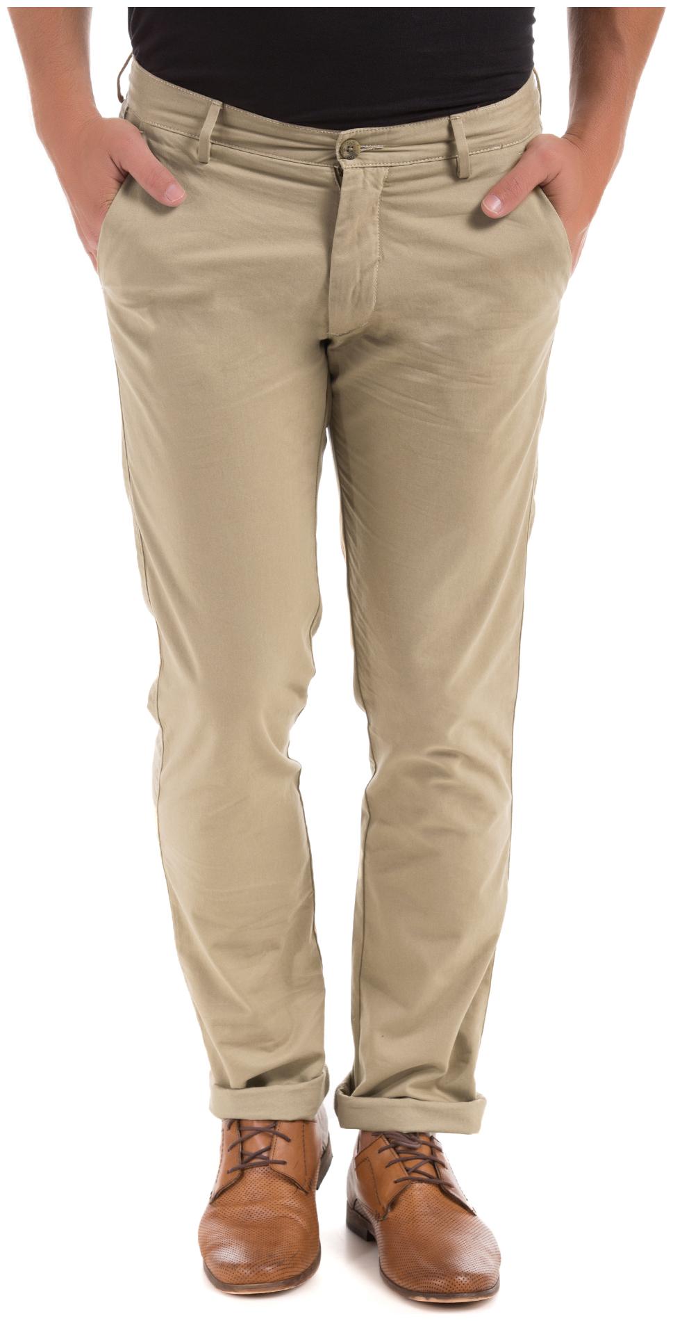 

Arrow Men Brown Solid Slim fit Regular trousers