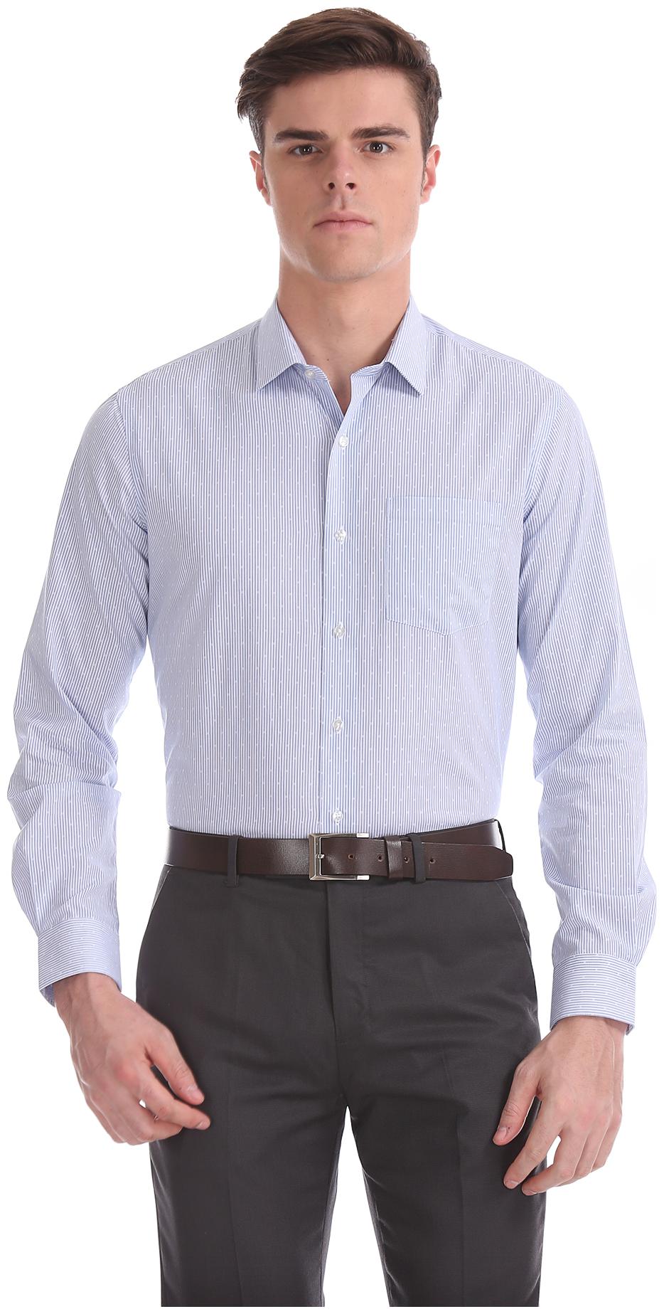 

Arrow Men Slim fit Formal Shirt - Blue