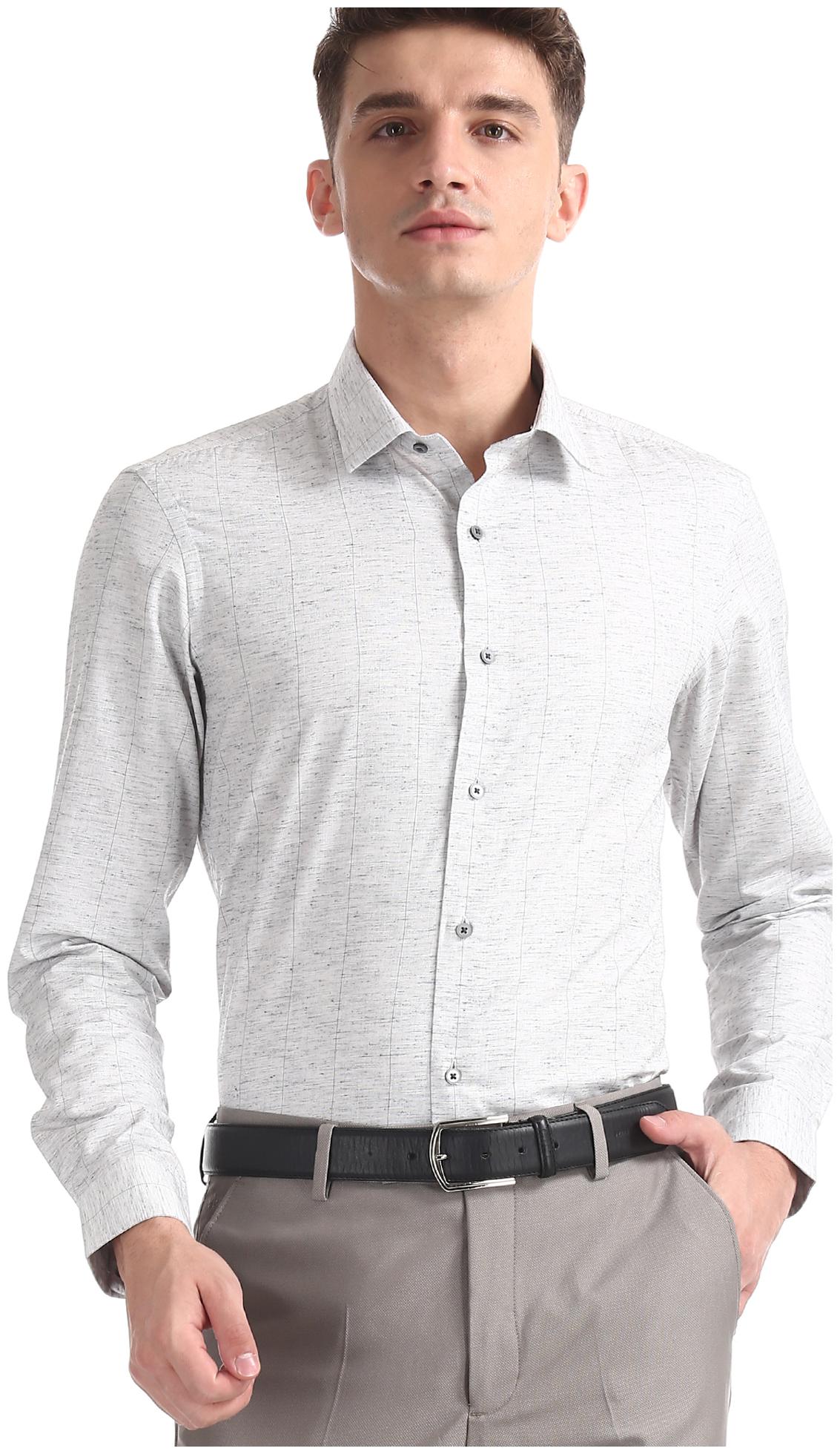 

Arrow Men Slim fit Formal Shirt - Grey