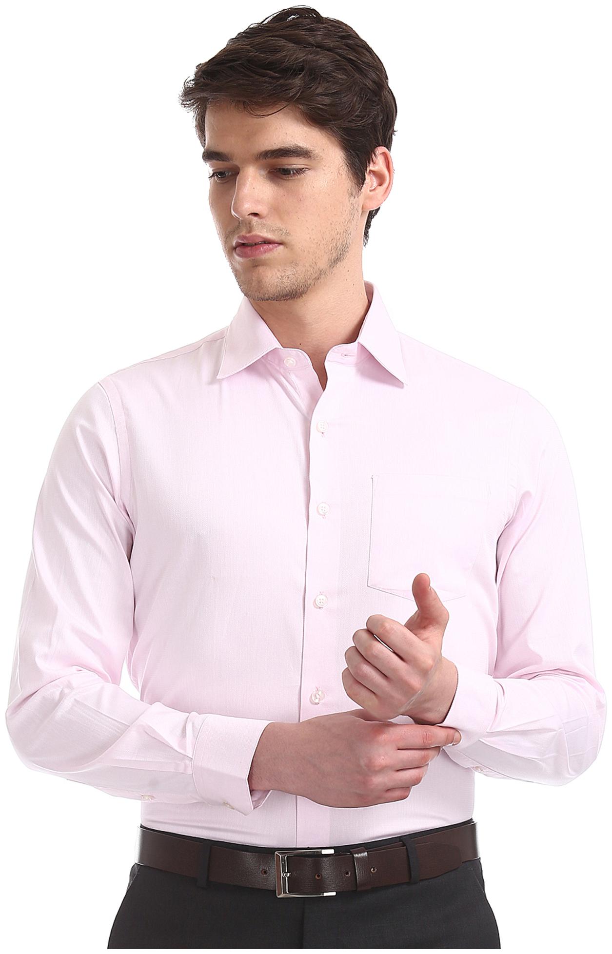 

Arrow Men Slim fit Formal Shirt - Pink