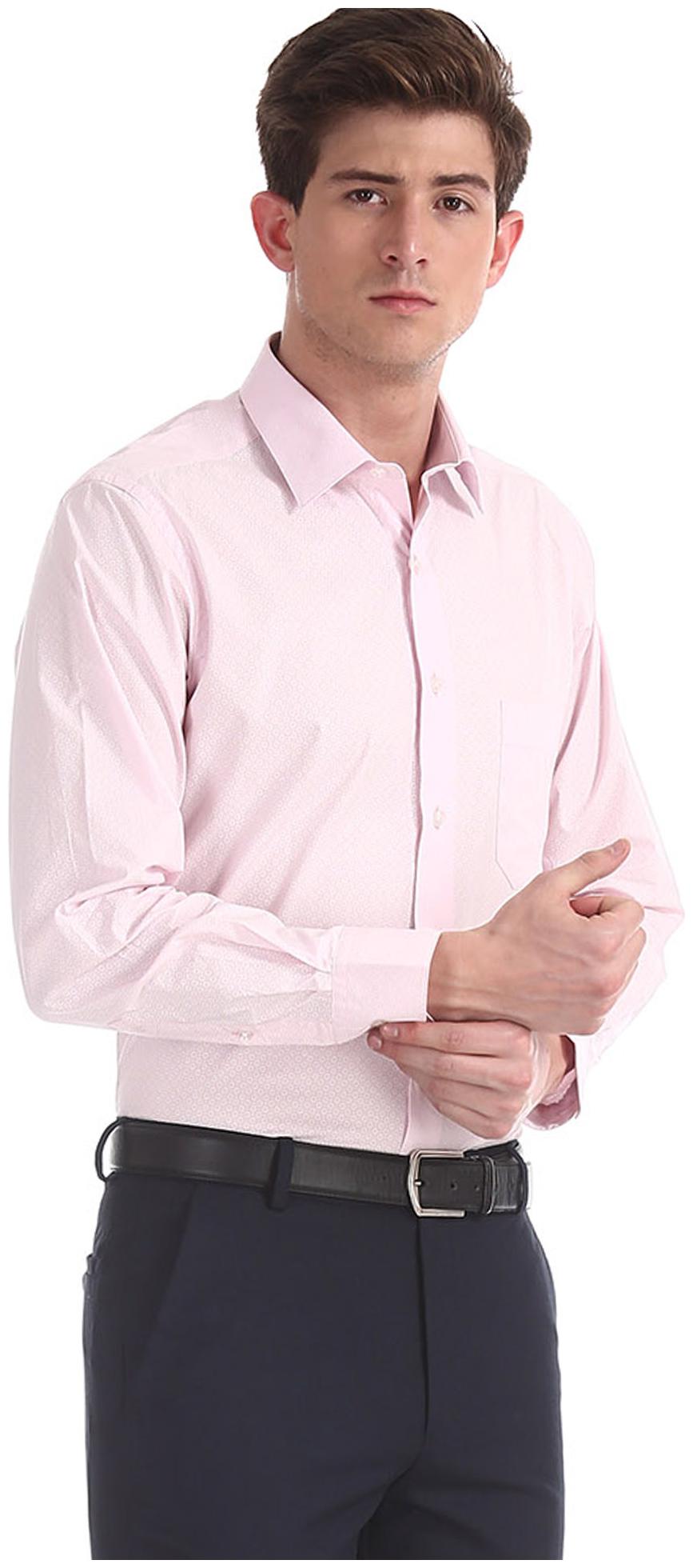 

Arrow Men Regular fit Formal Shirt - Pink