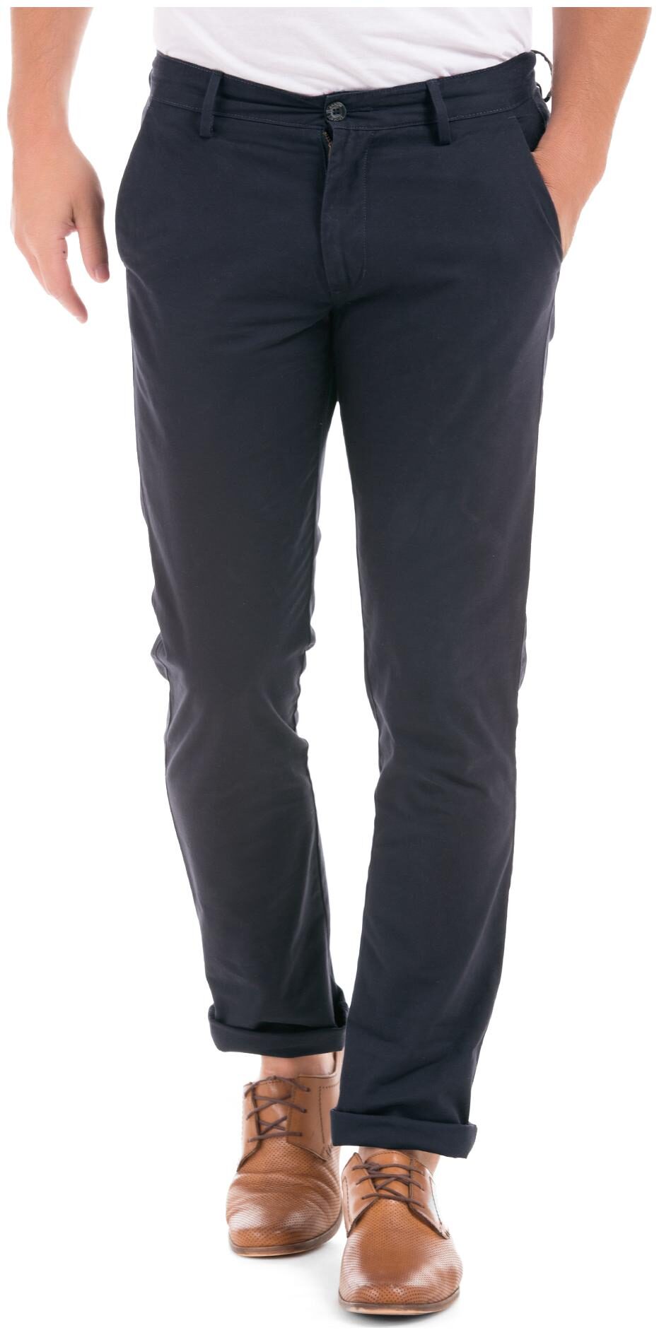

Arrow Men Blue Solid Slim fit Chinos