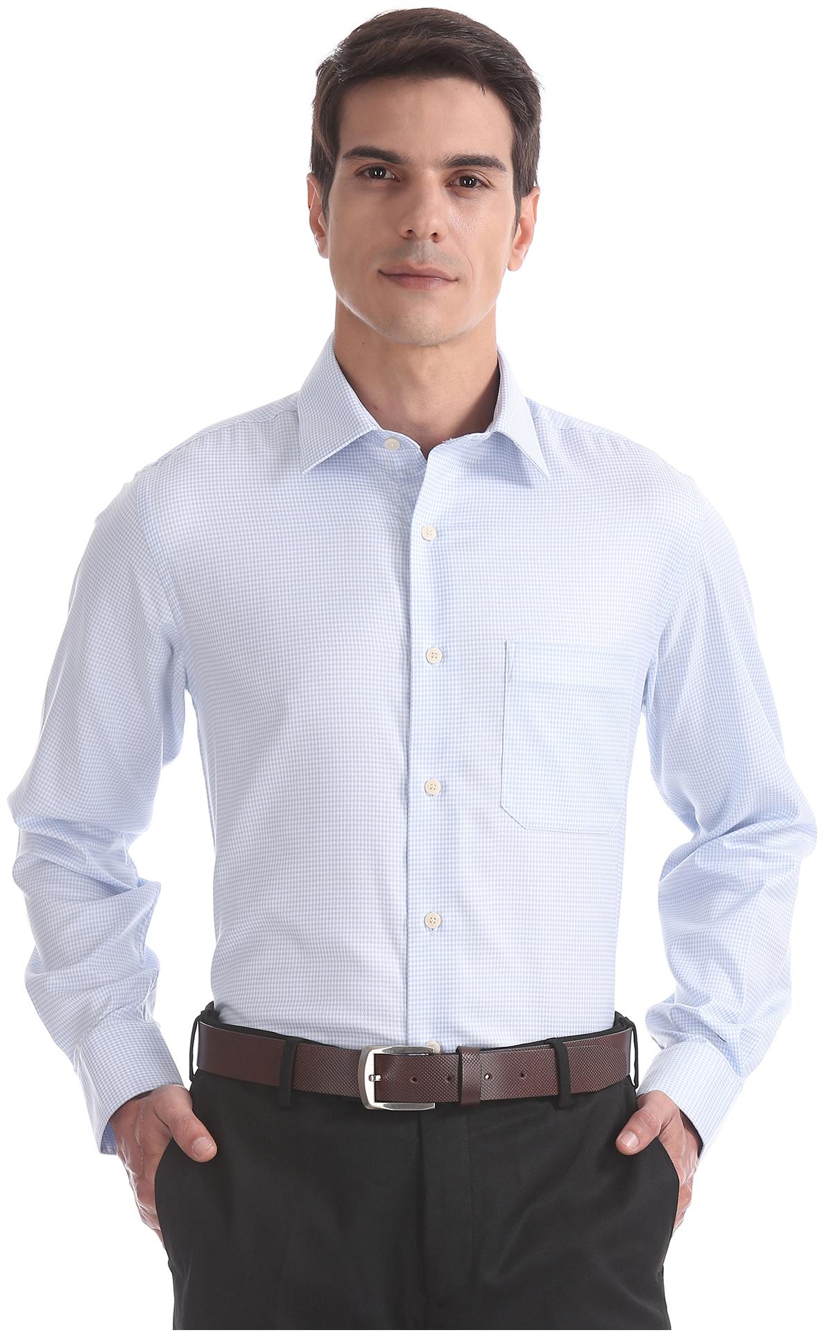 

Arrow Men Regular fit Formal Shirt - Blue