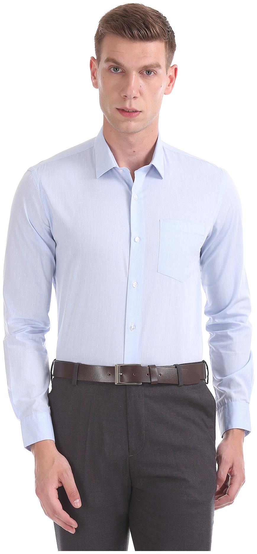 

Arrow Men Slim fit Formal Shirt - Blue