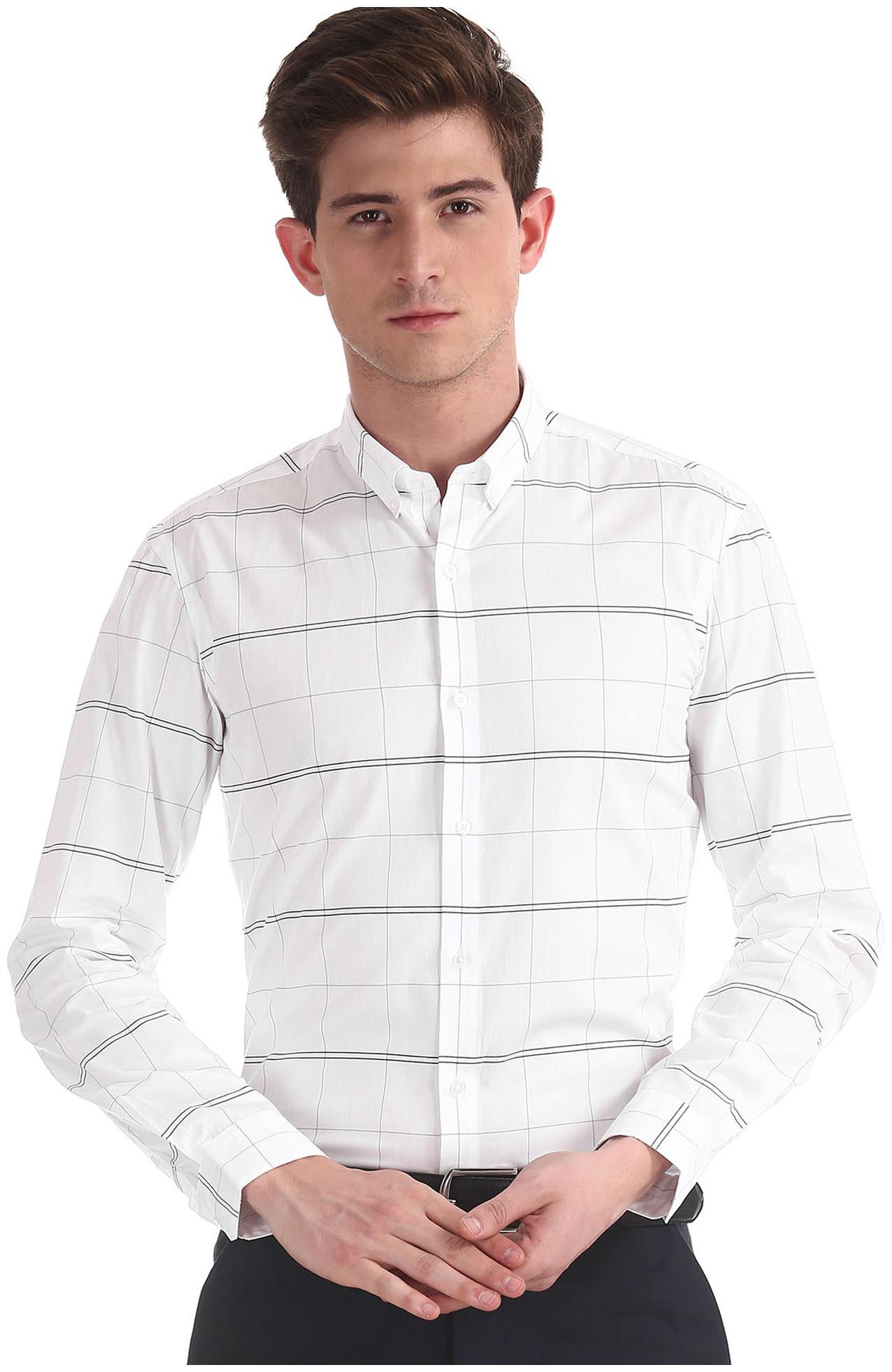 

Arrow Men Super slim fit Formal Shirt - White