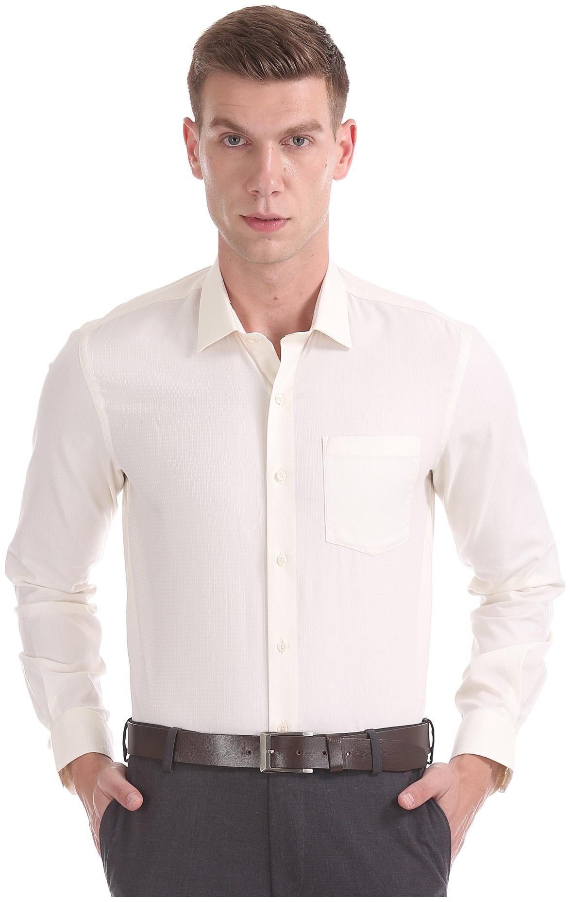 

Arrow Men Slim fit Formal Shirt - White