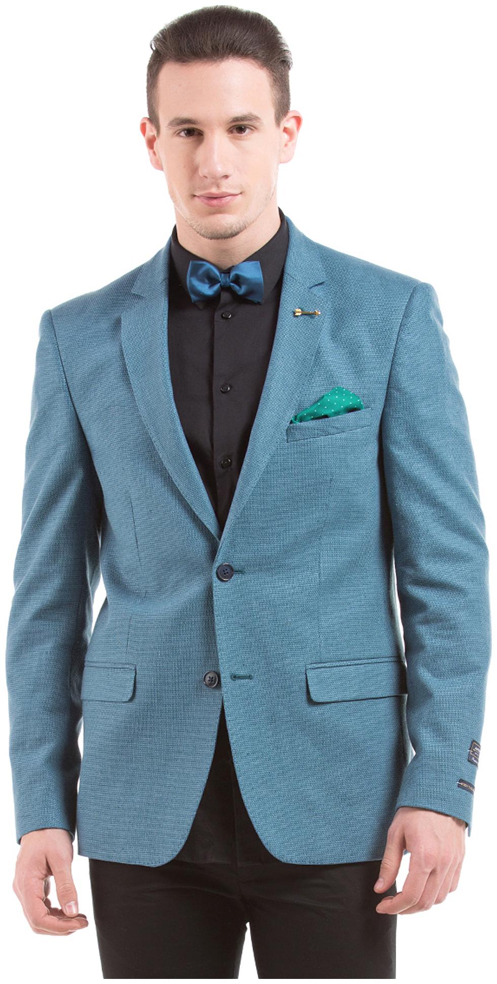 

Arrow Men Cotton Regular Fit Single Breasted Blazer Blue