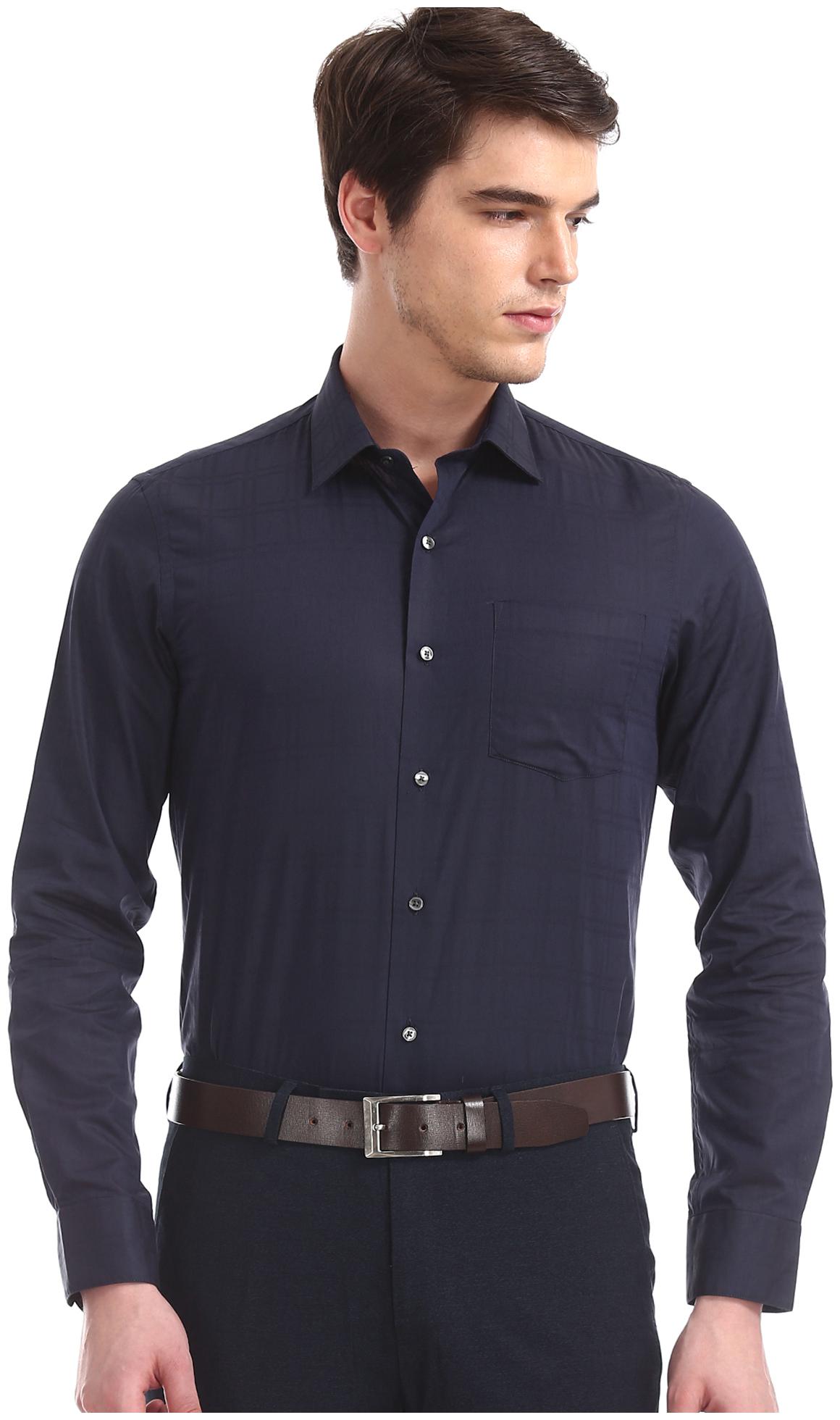 

Arrow Men Slim fit Formal Shirt - Blue
