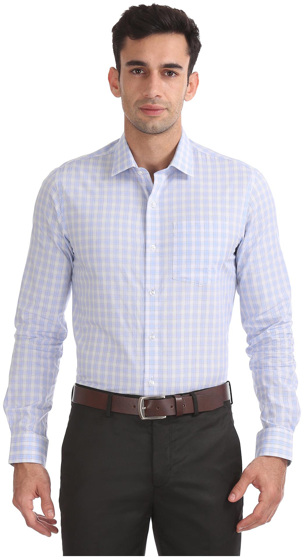 

Arrow Men Slim fit Formal Shirt - Blue