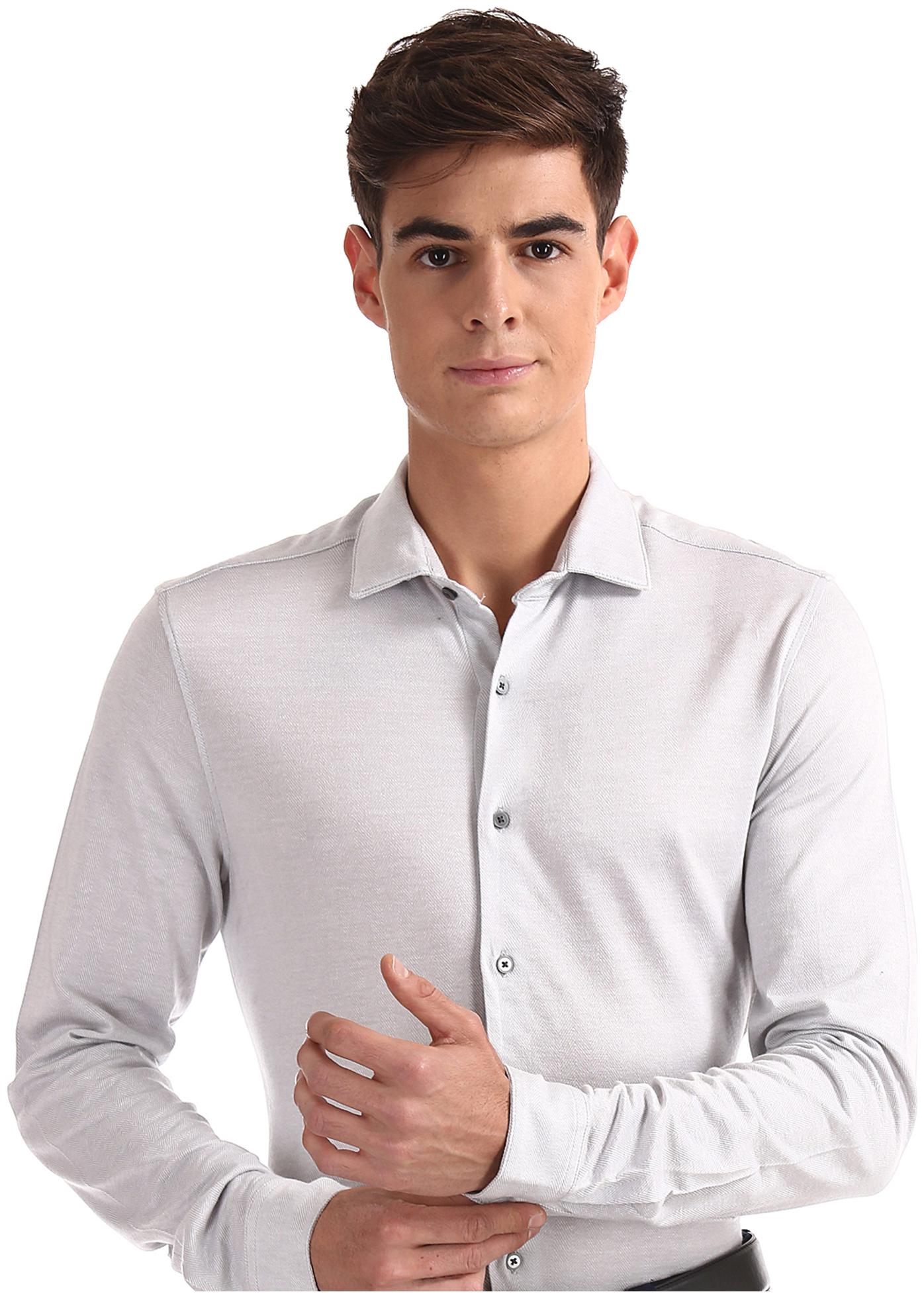

Arrow Men Slim fit Formal Shirt - Grey