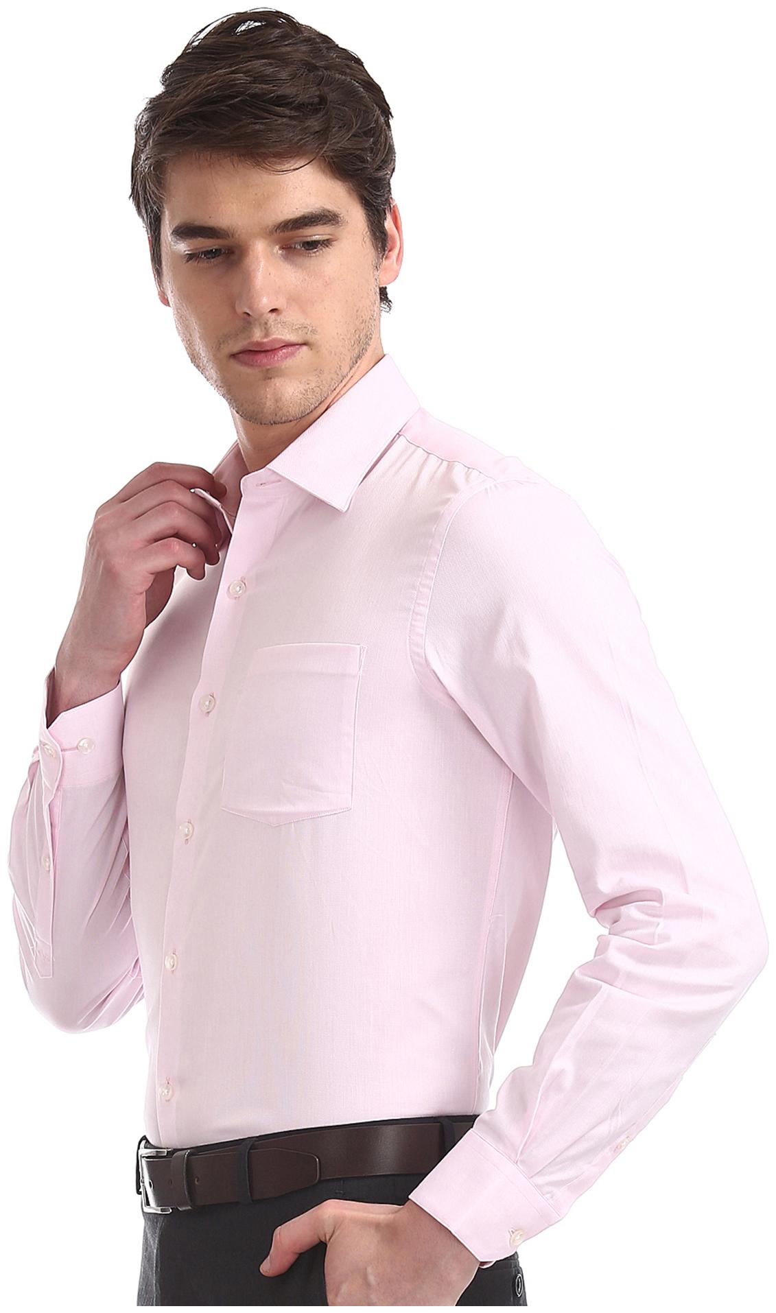 

Arrow Men Slim fit Formal Shirt - Pink