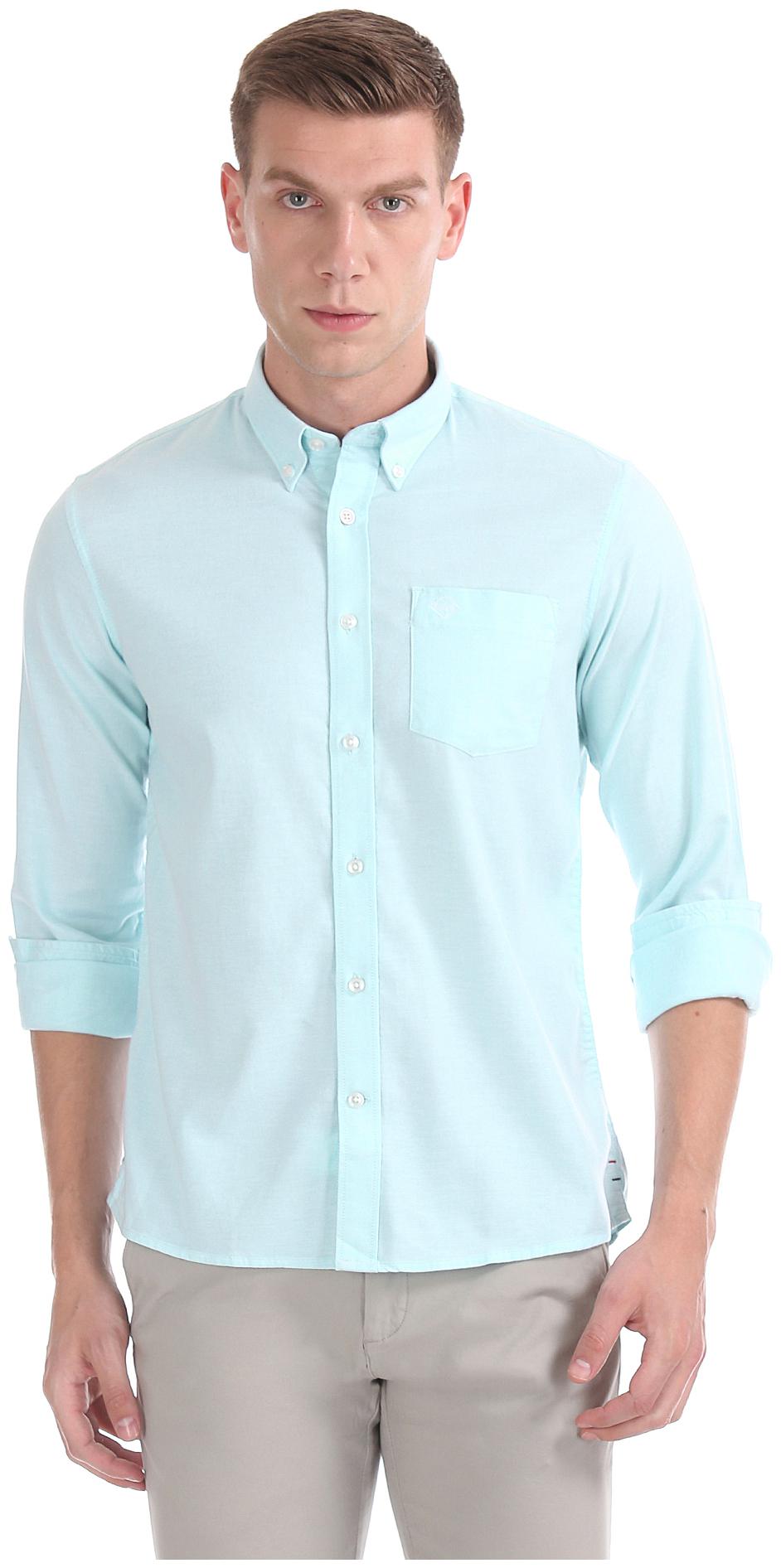 

Arrow Men Cotton Casual Shirt Turquoise