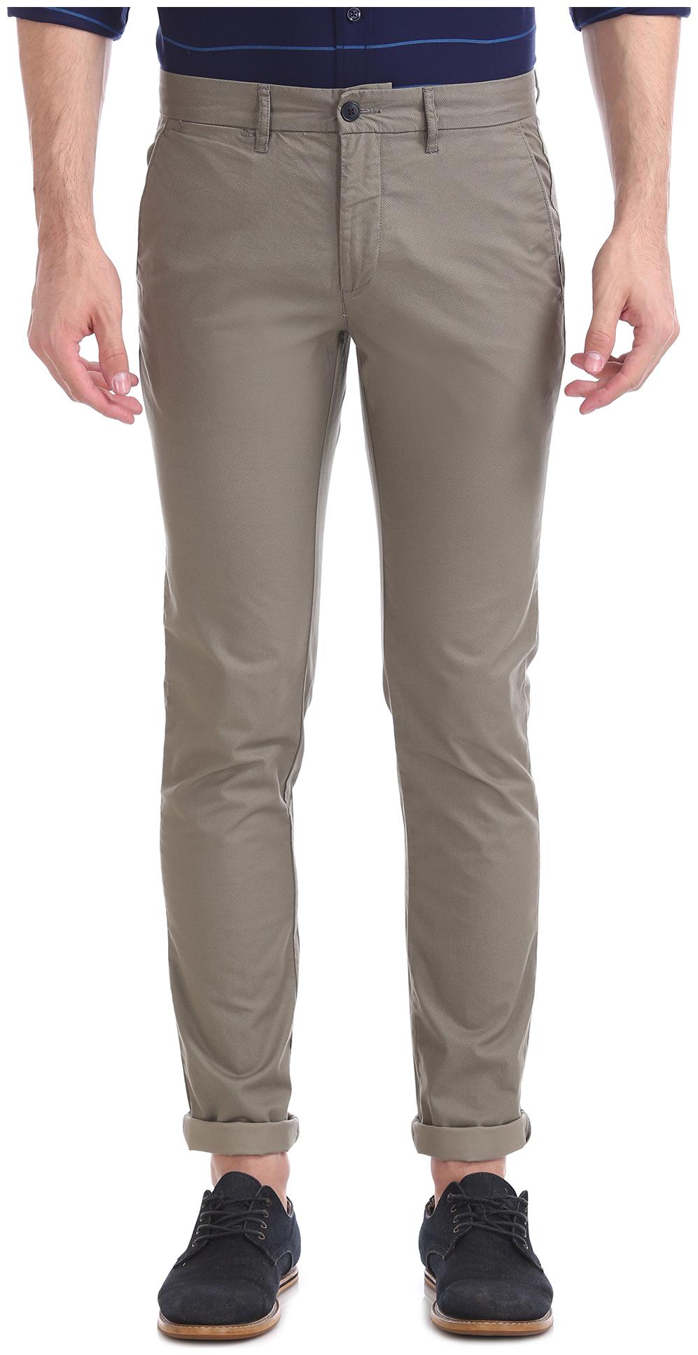 

Arrow Men Solid Slim Fit Formal Trouser - Green