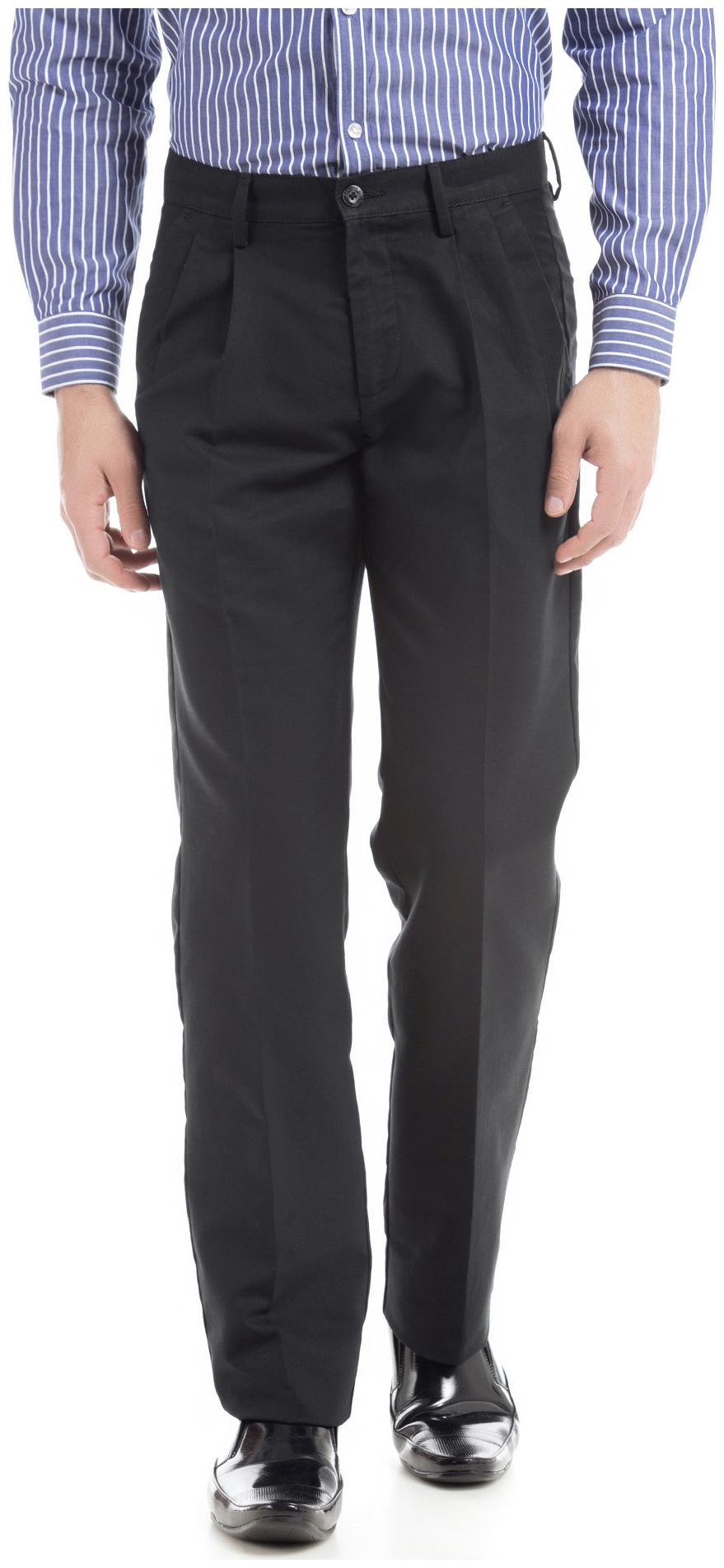 

Arrow Men Solid Regular Fit Formal Trouser - Black