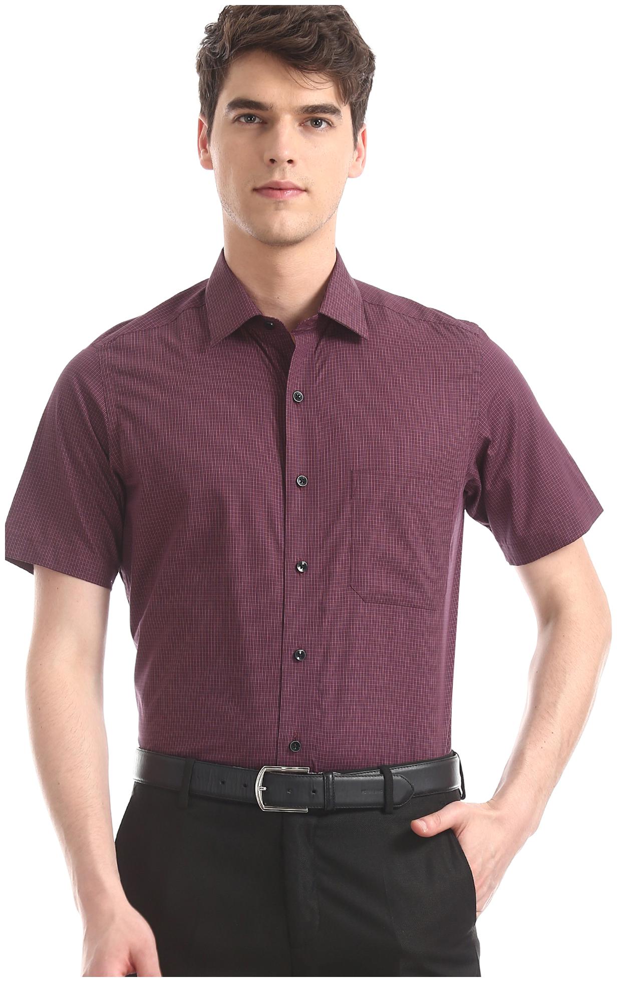 

Arrow Men Regular fit Formal Shirt - Red