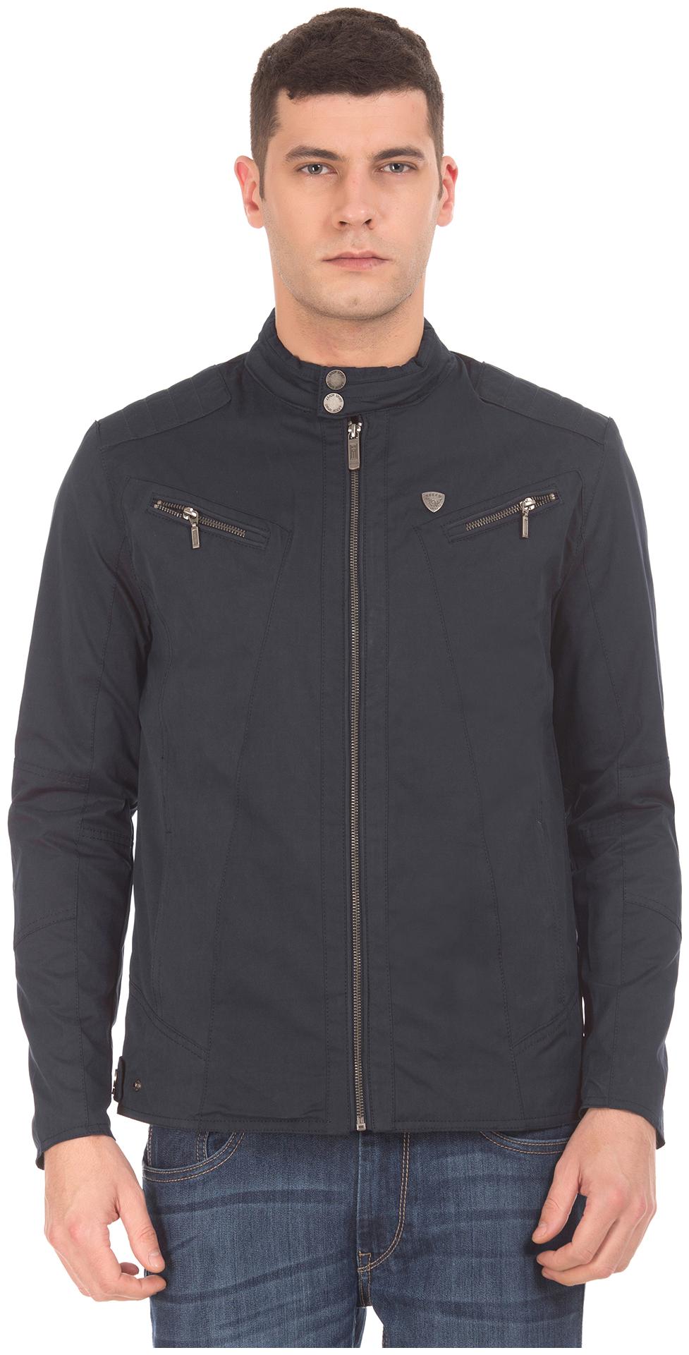 

Arrow Men Cotton Military Jacket Blue