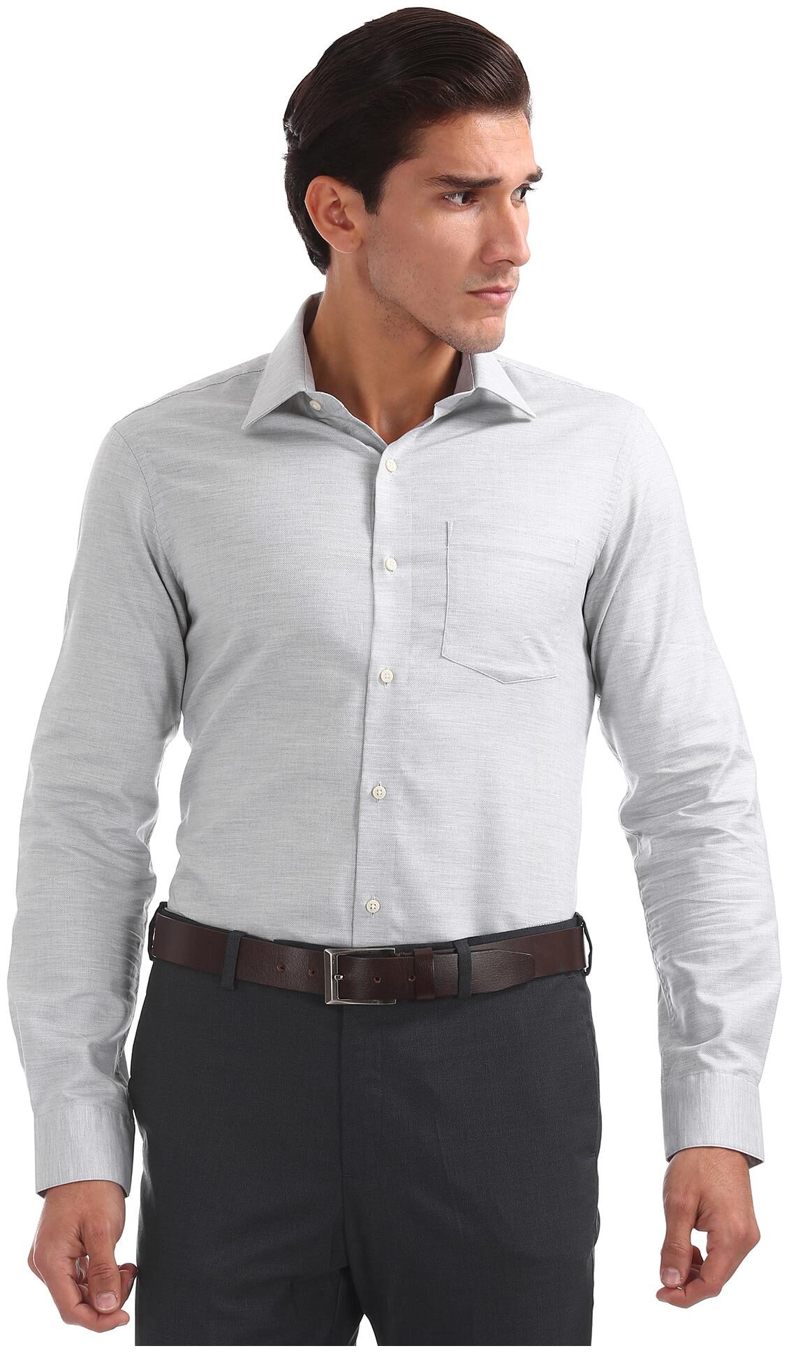

Arrow Men Slim fit Formal Shirt - Grey