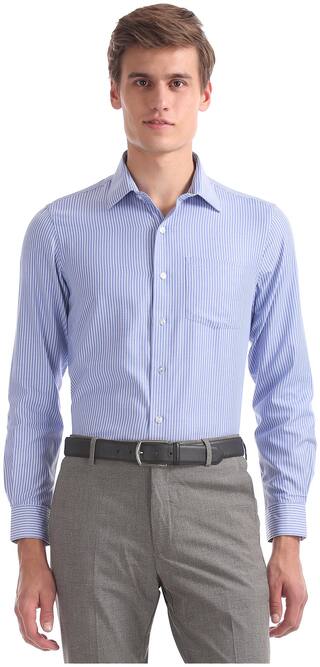 Arrow Men Slim fit Formal Shirt - Blue
