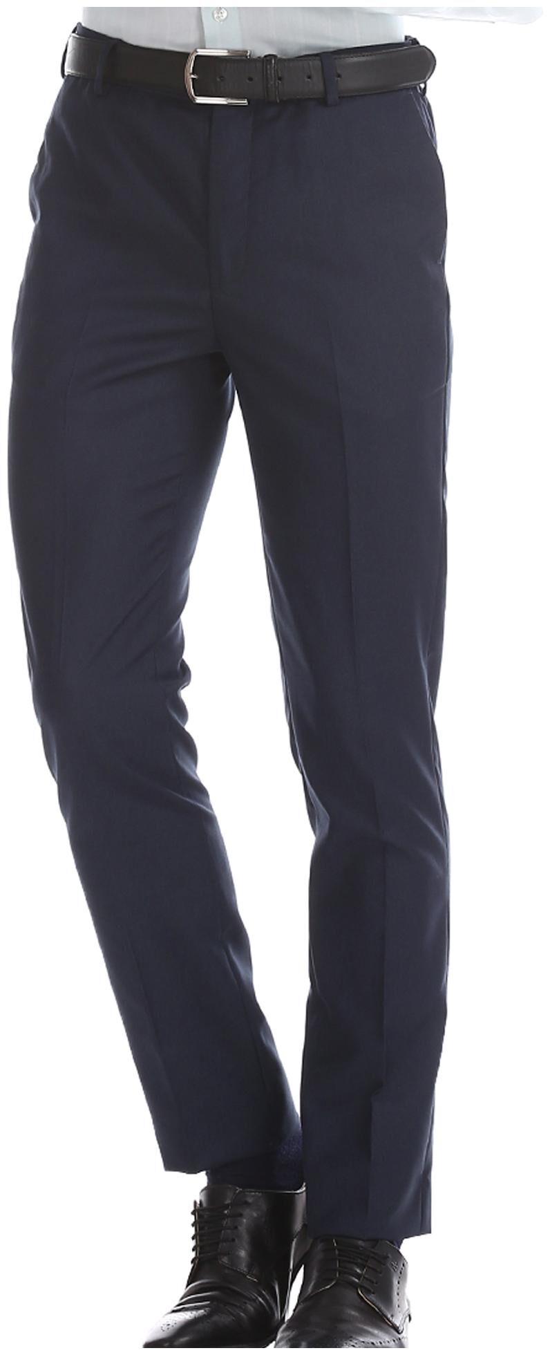 

Arrow Men Solid Tapered Fit Formal Trouser - Blue