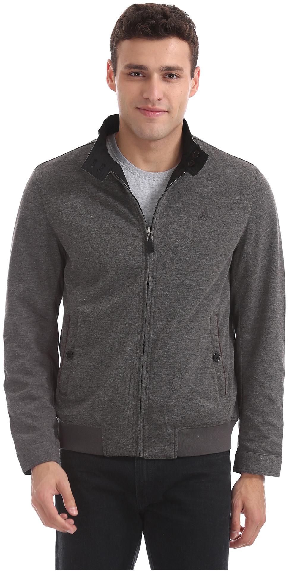 

Arrow Men Polyester Military Jacket Black