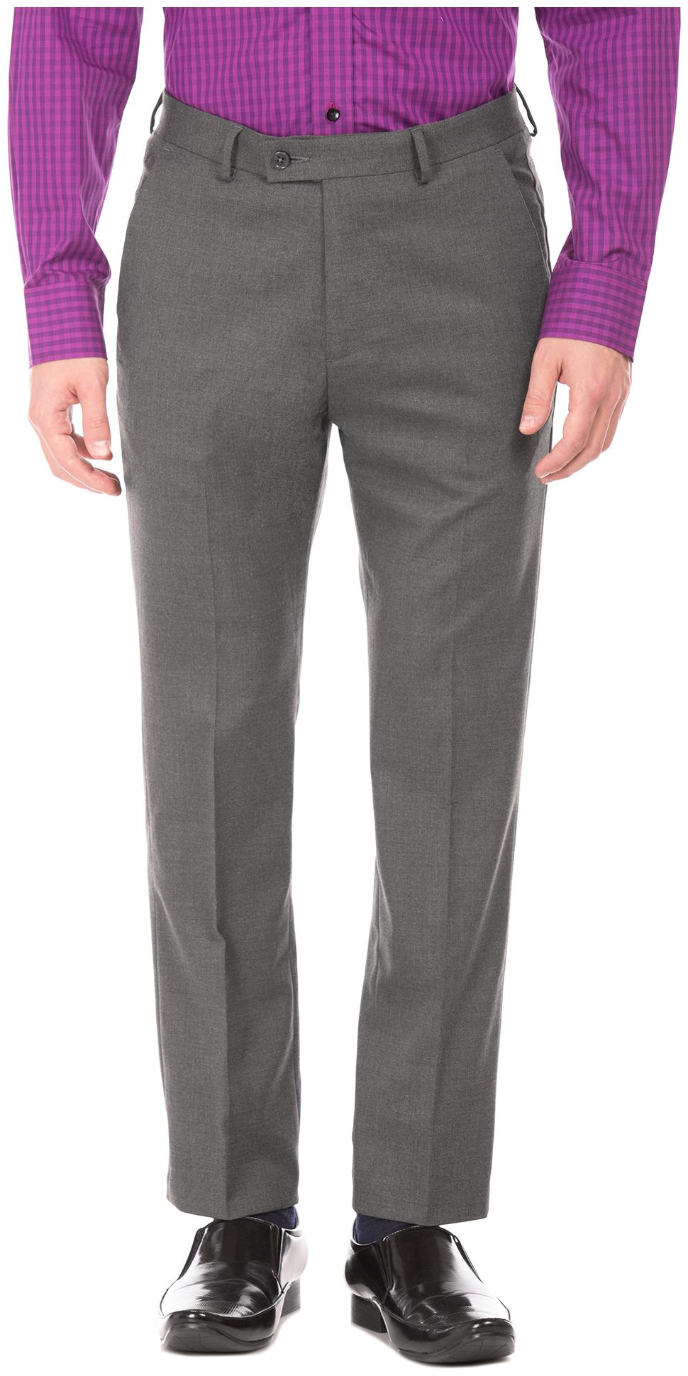 

Arrow Men Solid Tapered Fit Formal Trouser - Grey