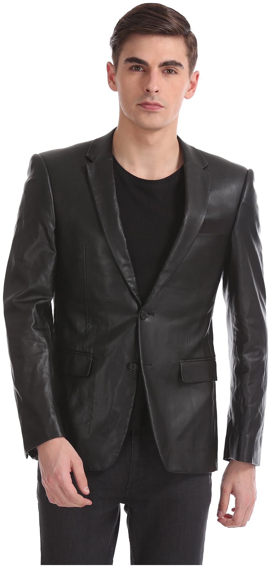 

Arrow Men Polyester Slim Fit Single Breasted Blazer Black