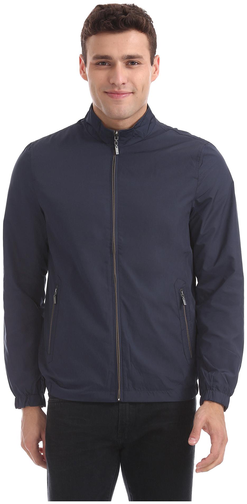 

Arrow Men Polyester Military Jacket Blue