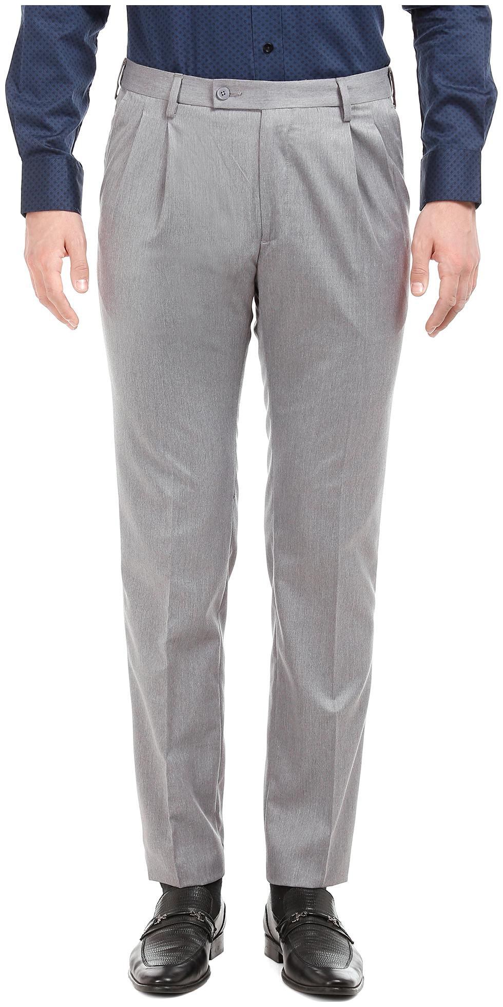 

Arrow Men Solid Regular Fit Formal Trouser - Grey