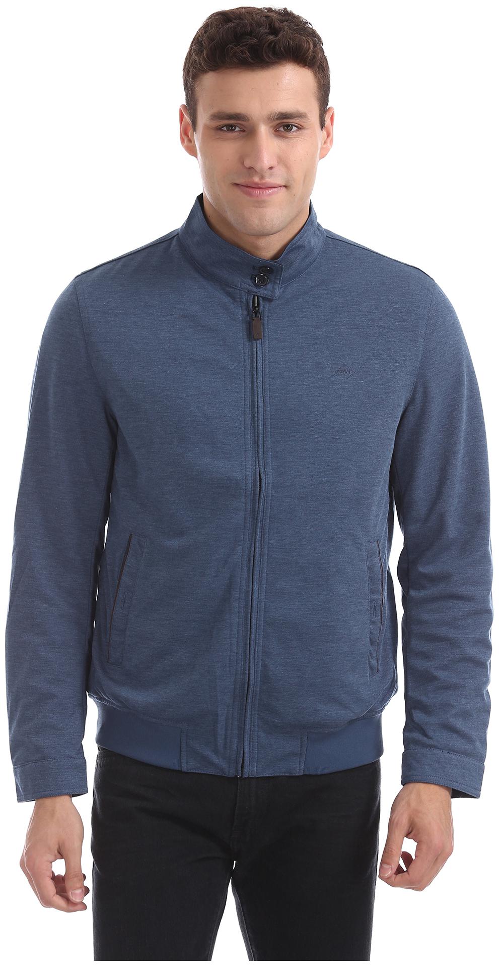 

Arrow Men Polyester Military Jacket Blue