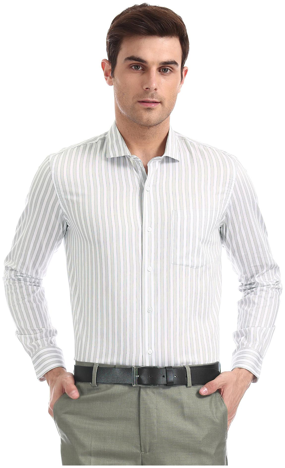 

Arrow Men Slim fit Formal Shirt - Grey