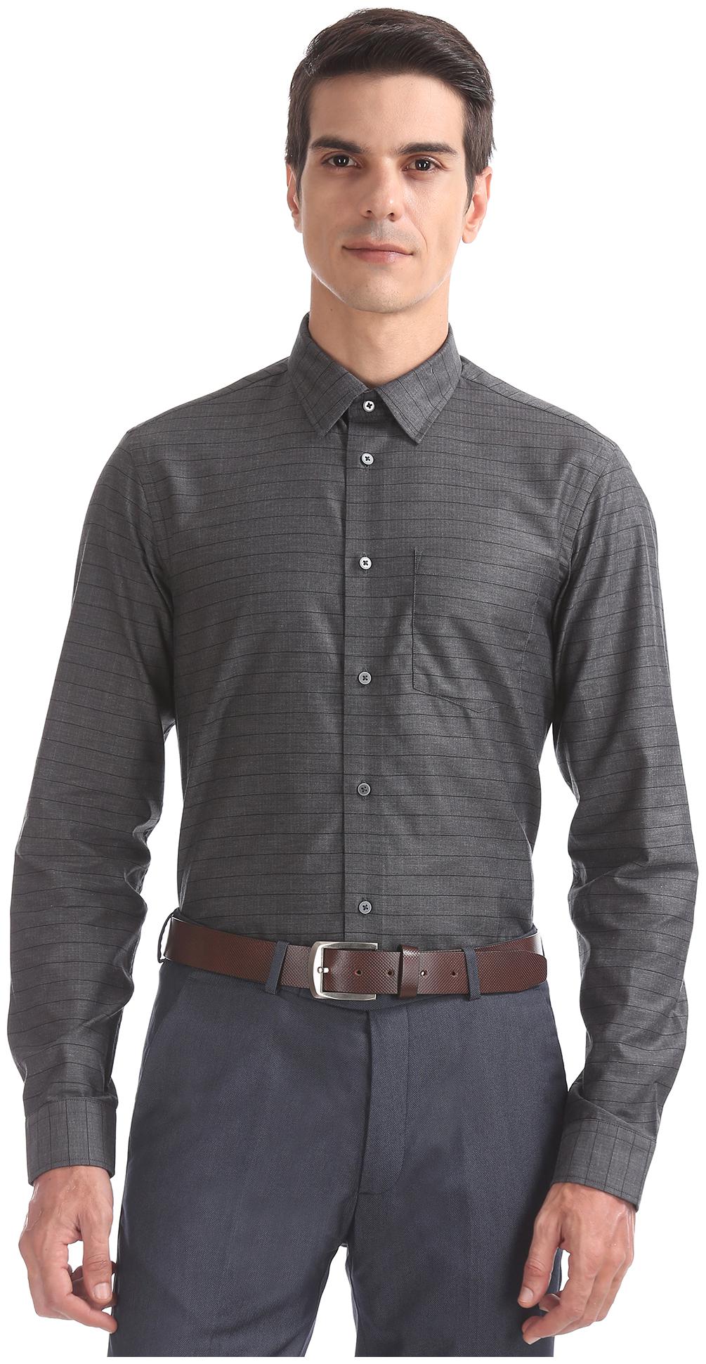 

Arrow Men Slim fit Formal Shirt - Grey