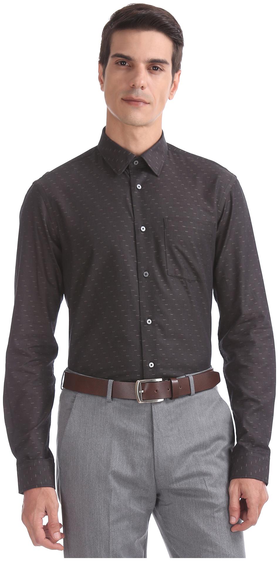 

Arrow Men Slim fit Formal Shirt - Grey