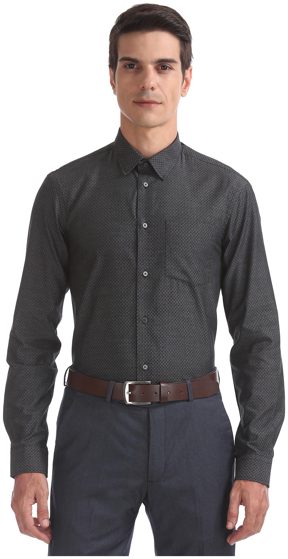 

Arrow Men Slim fit Formal Shirt - Grey