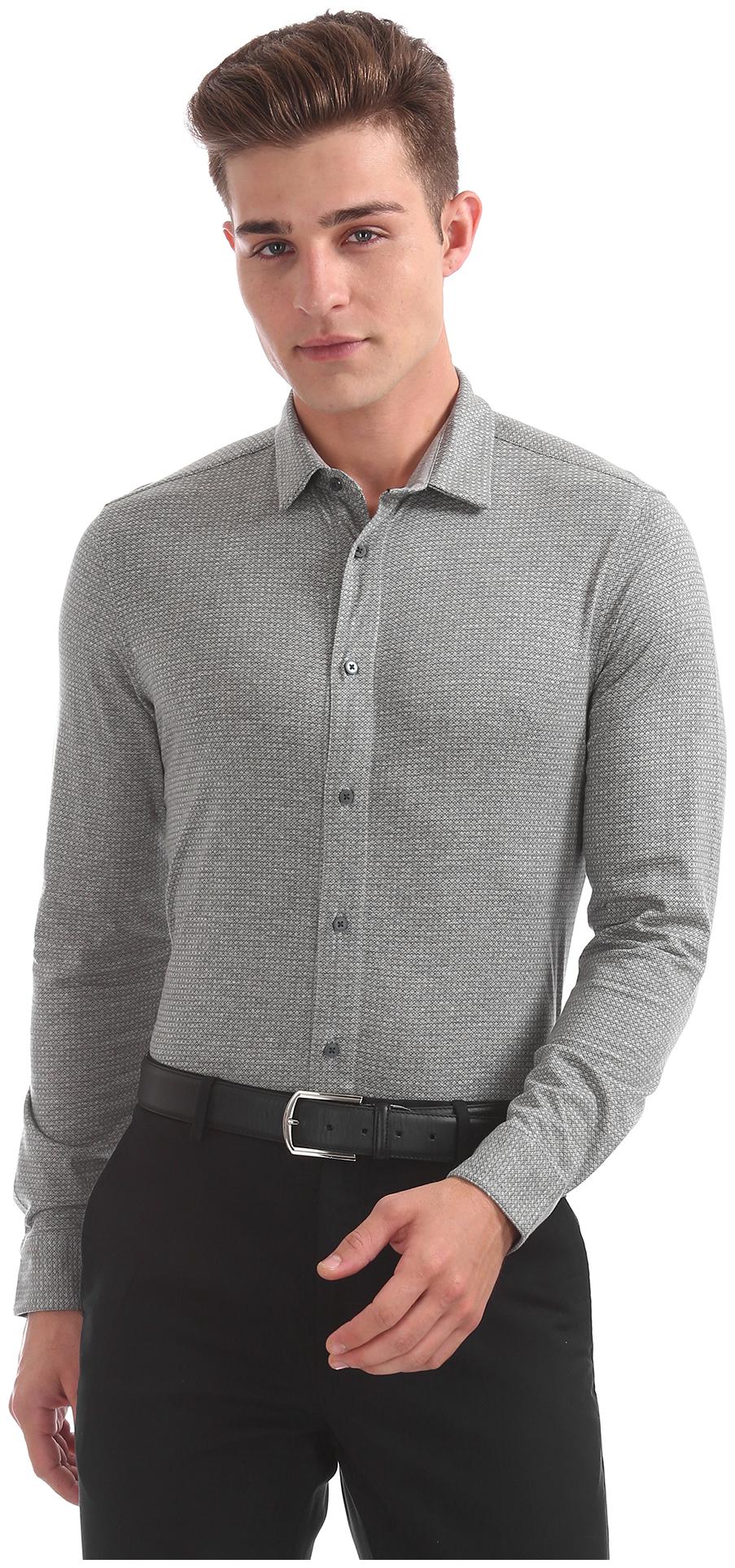 

Arrow Men Slim fit Formal Shirt - Grey
