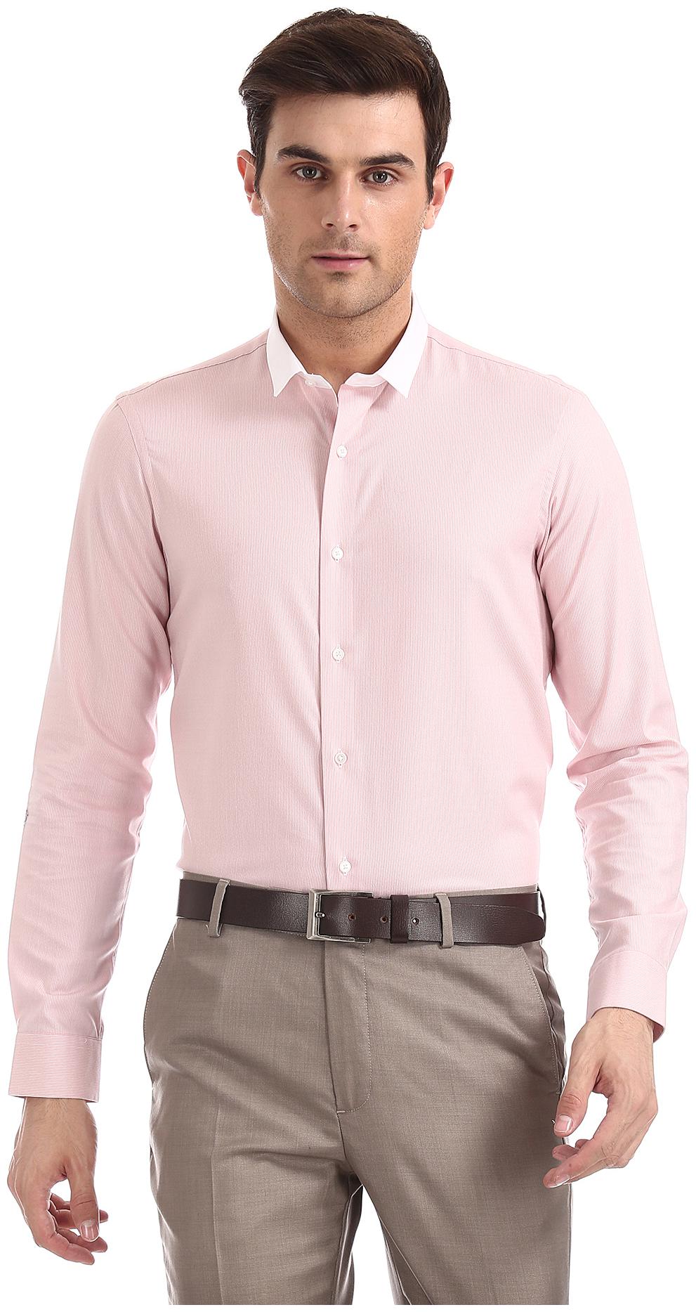 

Arrow Men Slim fit Formal Shirt - Pink
