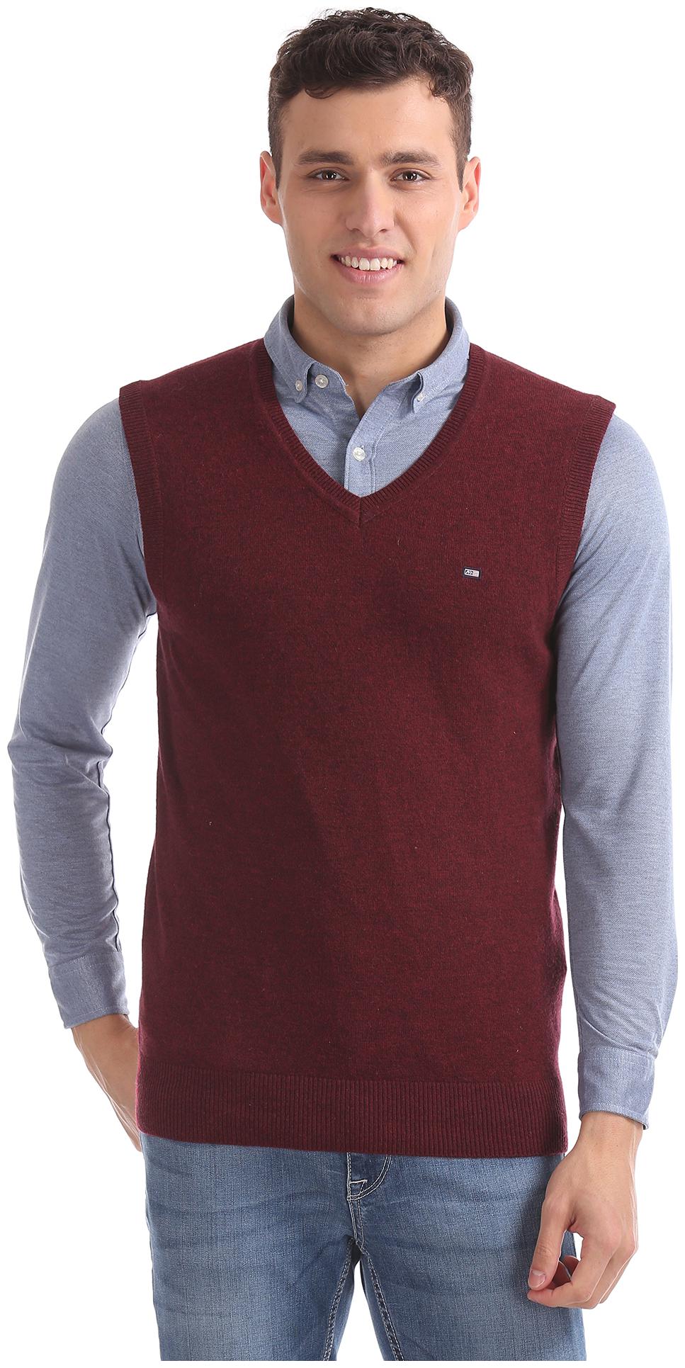 

Arrow Men Wool Pullover Red
