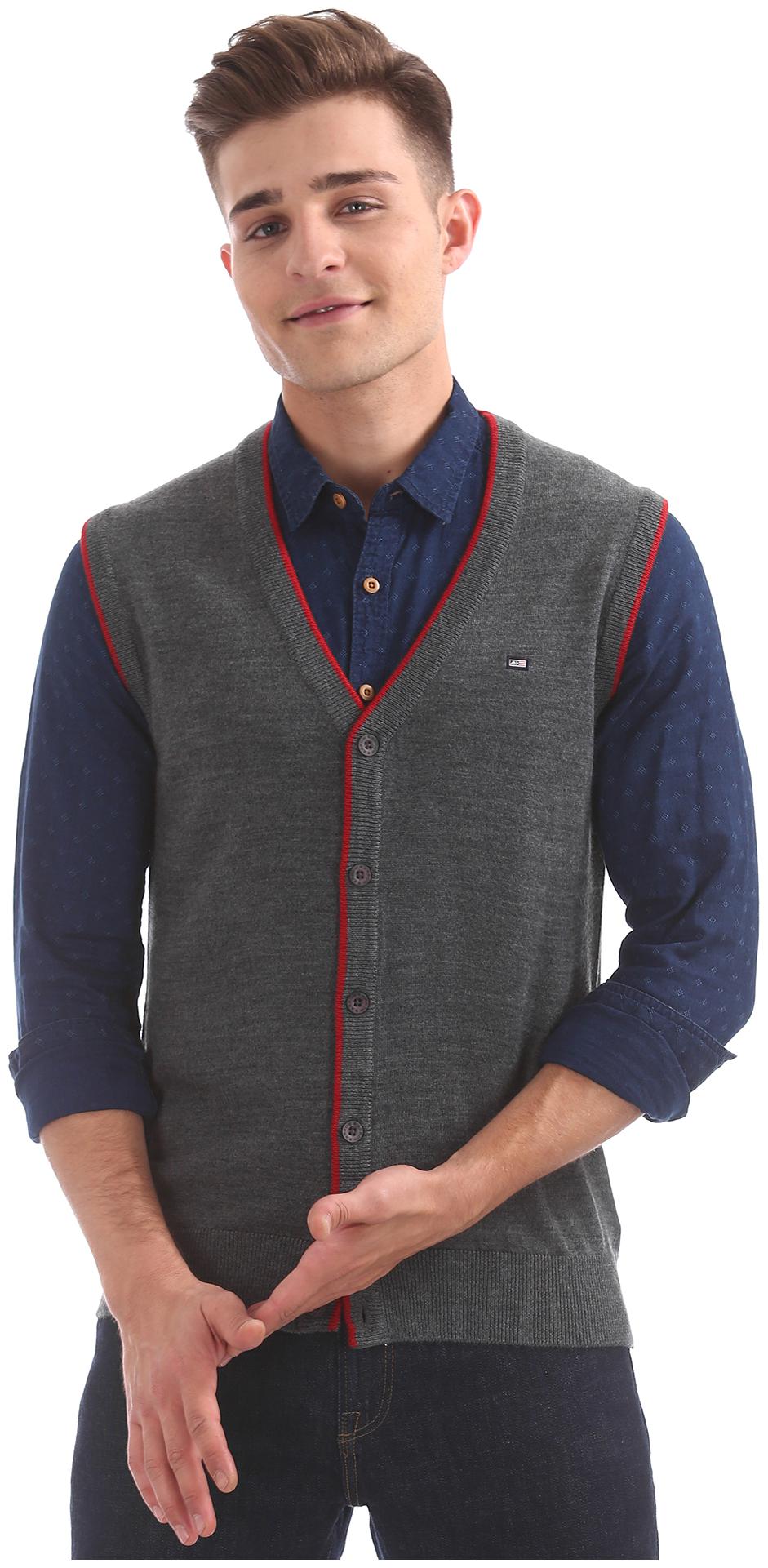 

Arrow Men Wool Pullover Grey
