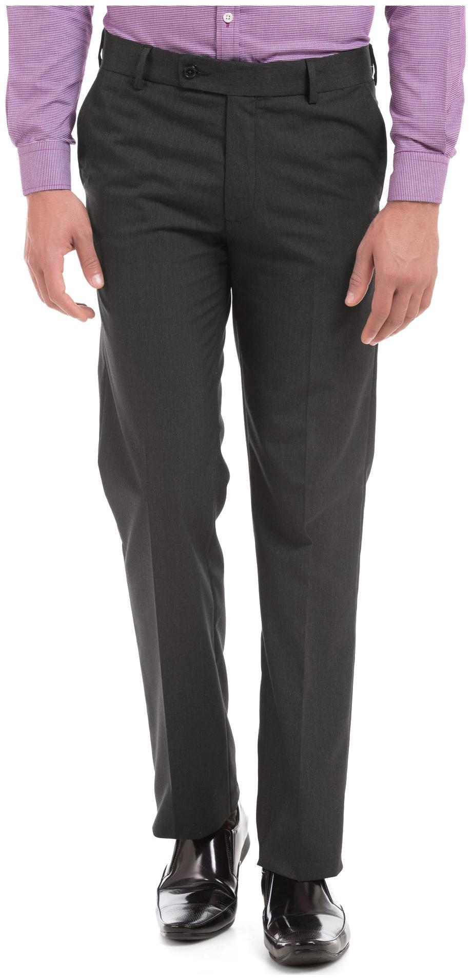 

Arrow Men Solid Regular Fit Formal Trouser - Grey