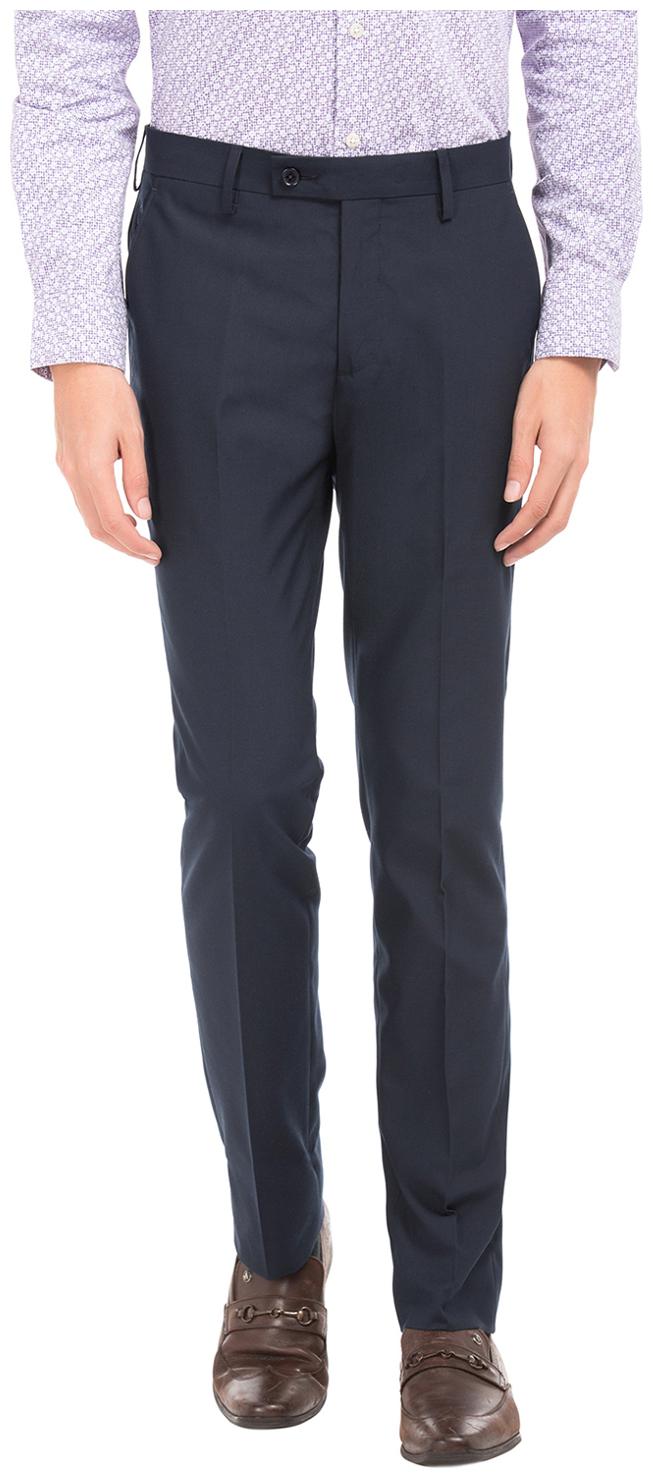 

Arrow Men Solid Slim Fit Formal Trouser - Blue