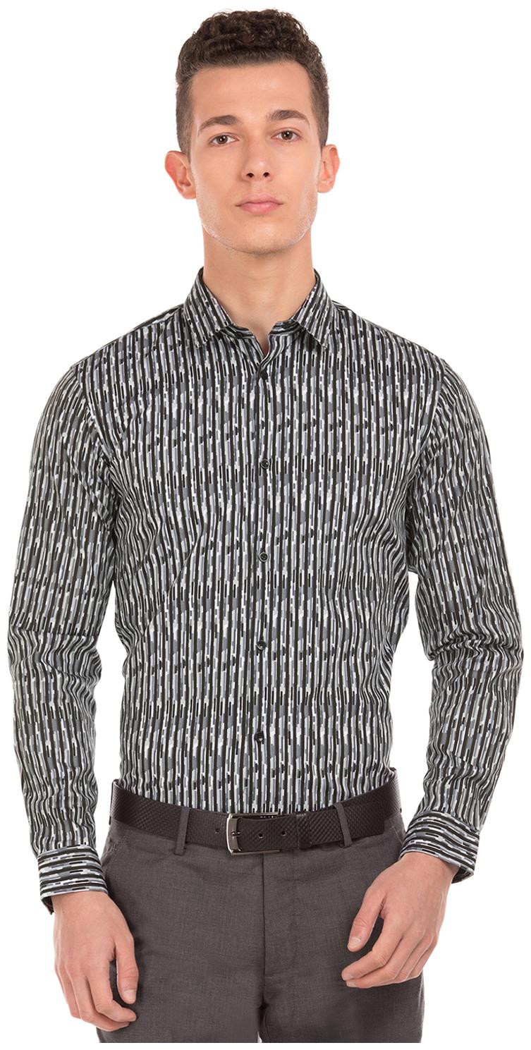 

Arrow New York Black Men Regular Shirts