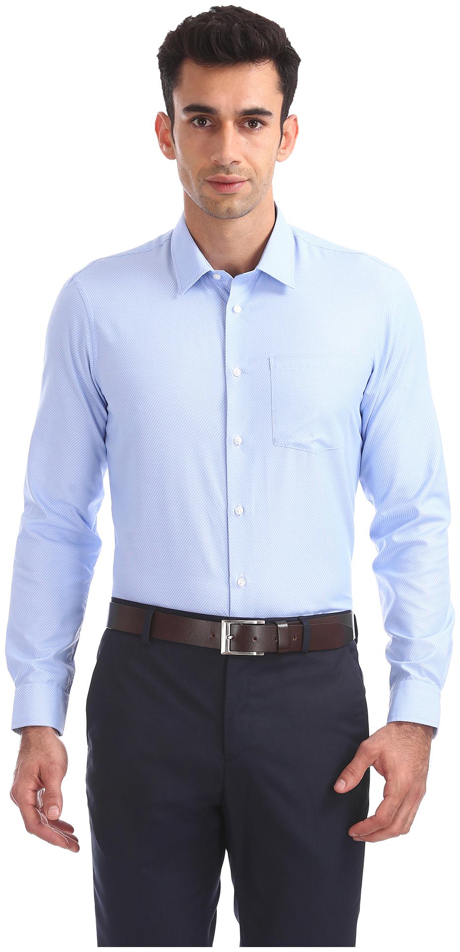 

Arrow Men Slim fit Formal Shirt - Blue