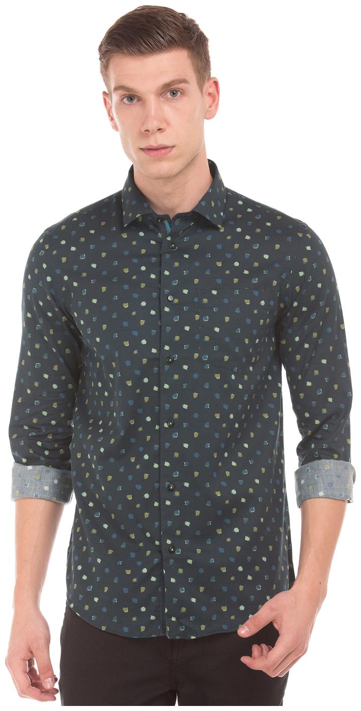 

Arrow Men Slim fit Formal Shirt - Green