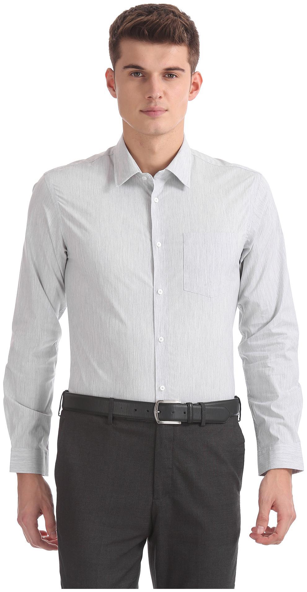 

Arrow Men Slim fit Formal Shirt - Grey